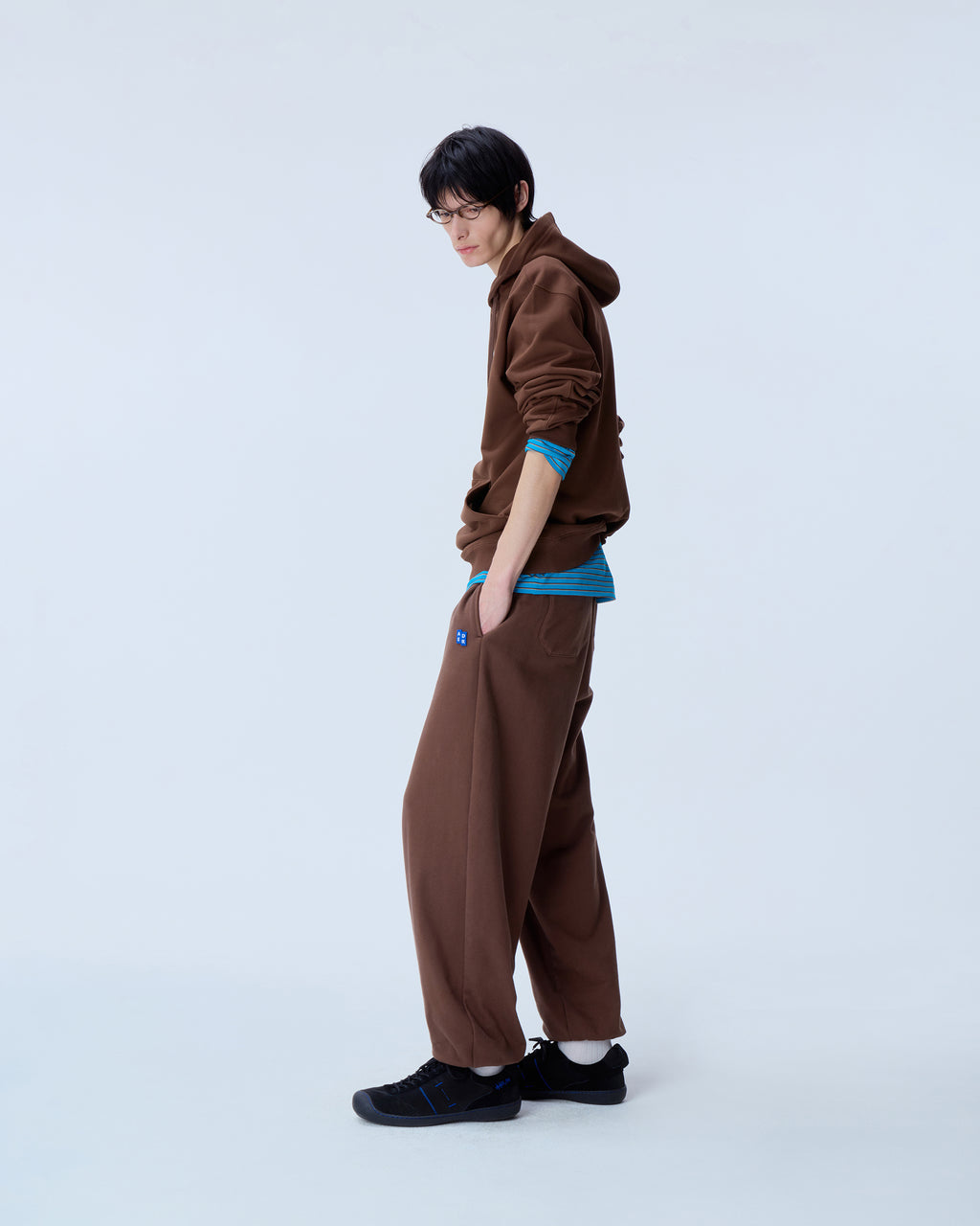 Ader Error - Sig; BL Tag hoodie 01 (Brown) product image 13 | TRAB K-Fashion Australia