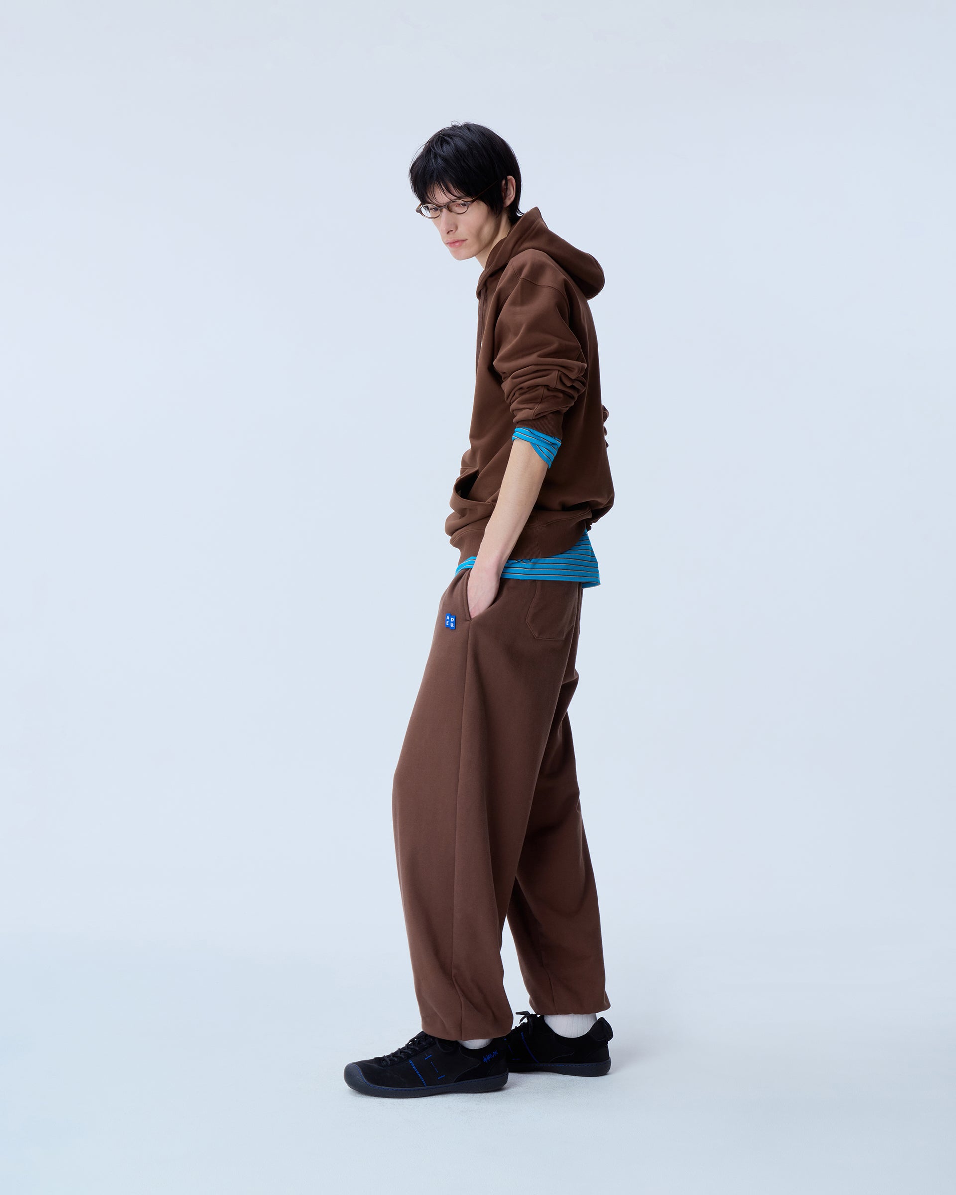 Ader Error - Sig; BL Tag hoodie 01 (Brown) product image 13 | TRAB K-Fashion Australia
