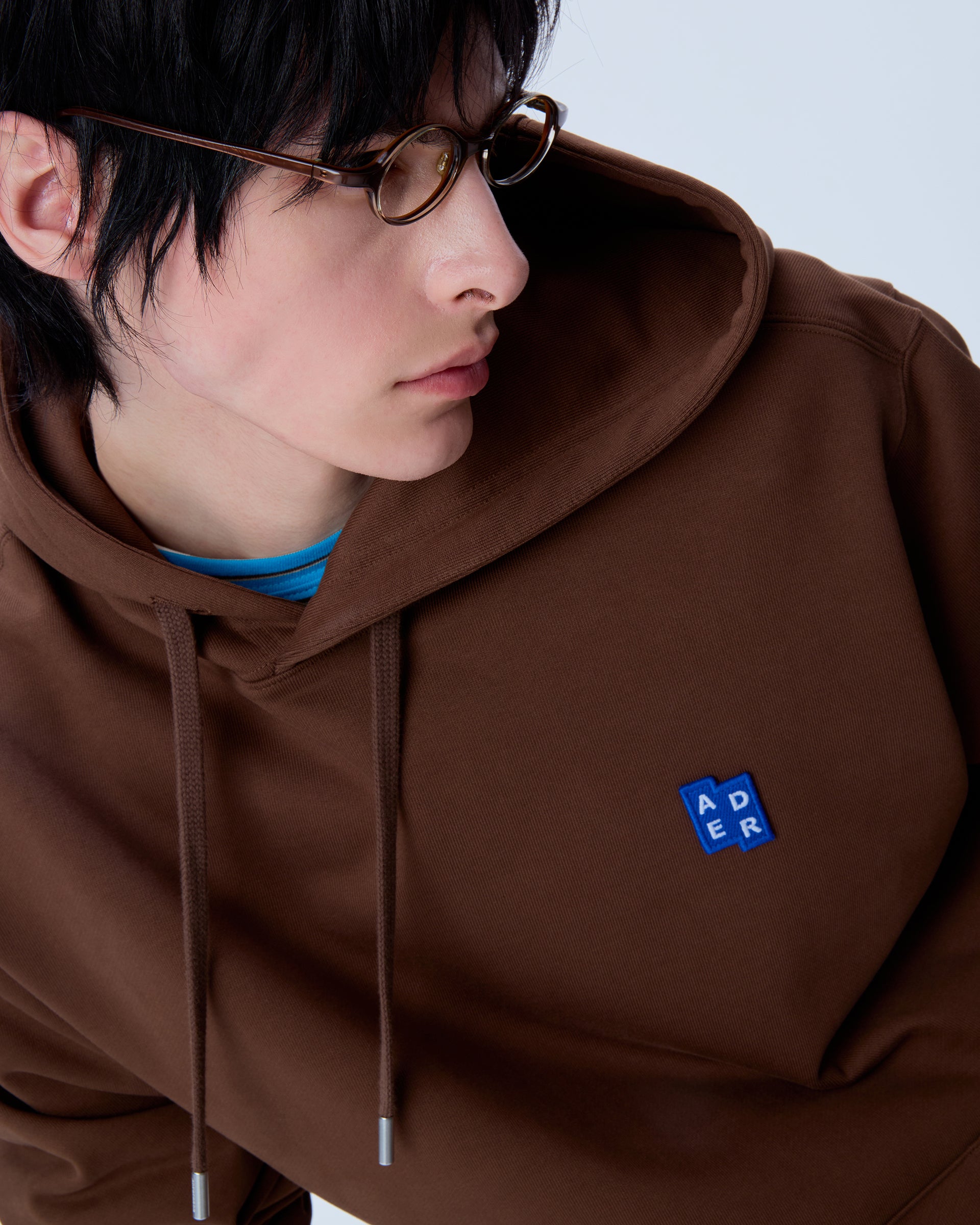 Ader Error - Sig; BL Tag hoodie 01 (Brown) product image 15 | TRAB K-Fashion Australia