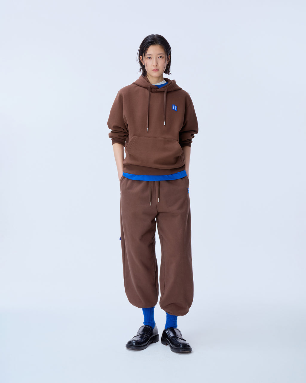 Ader Error - Sig; BL Tag hoodie 01 (Brown) product image 7 | TRAB K-Fashion Australia