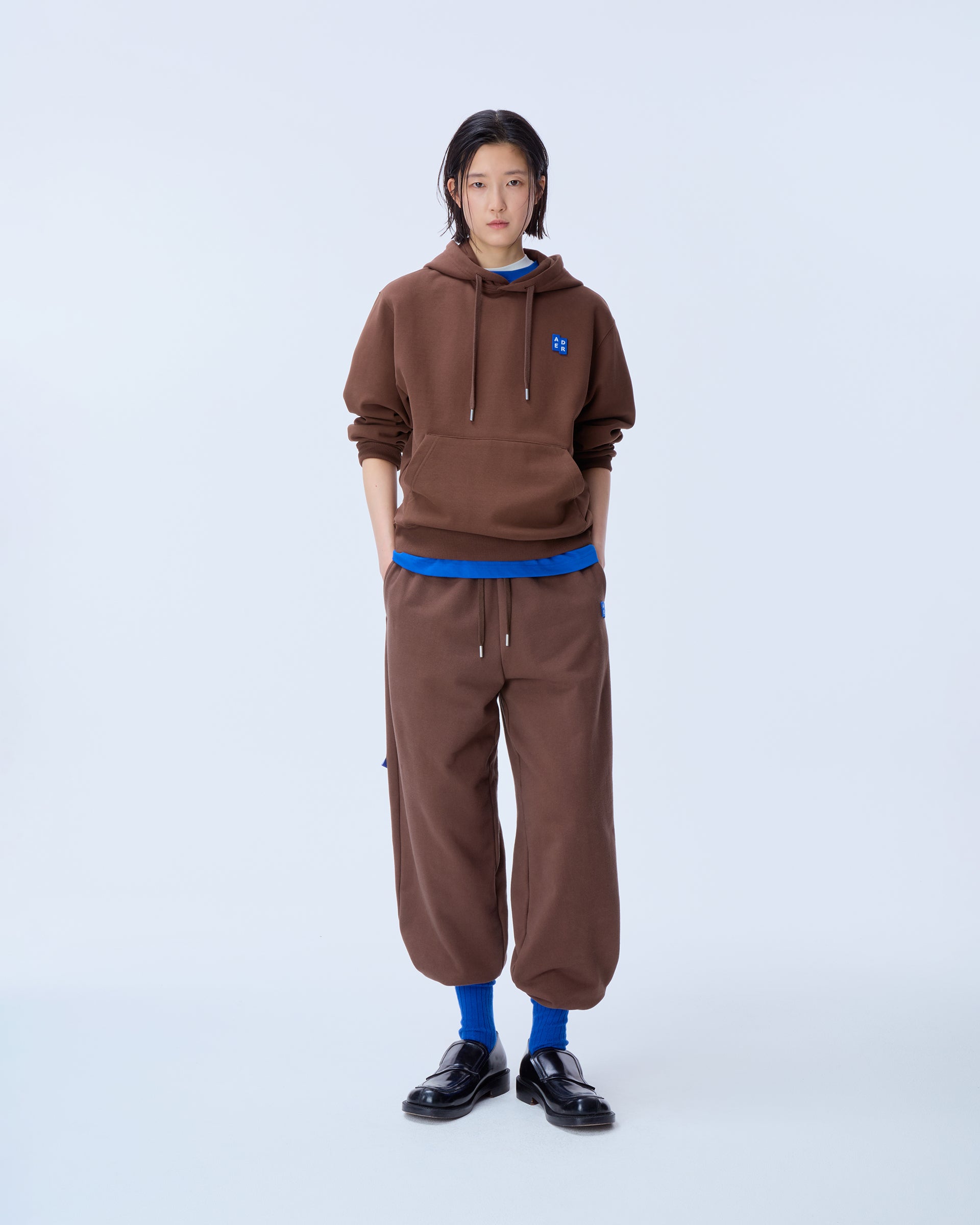 Ader Error - Sig; BL Tag hoodie 01 (Brown) product image 7 | TRAB K-Fashion Australia