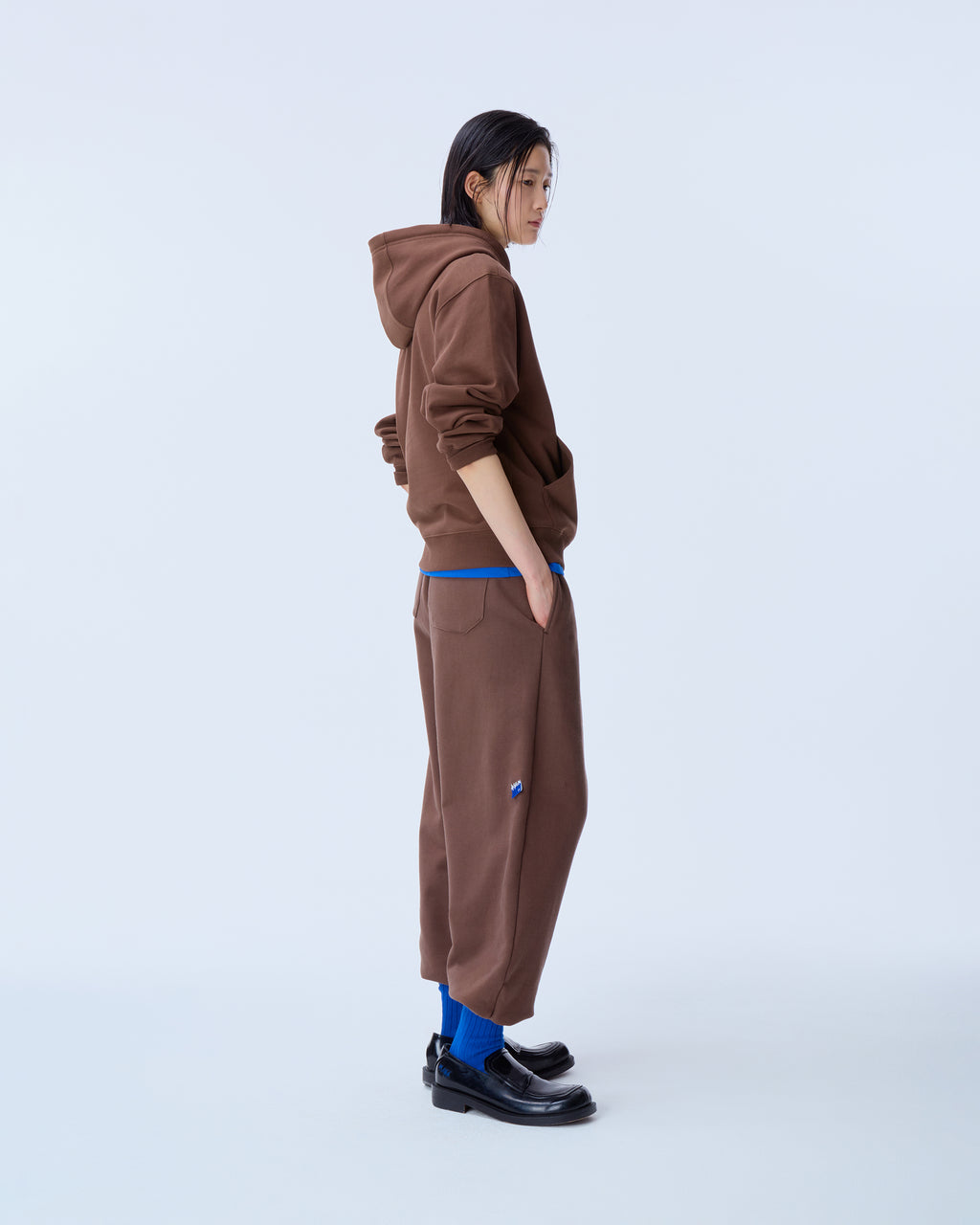 Ader Error - Sig; BL Tag hoodie 01 (Brown) product image 8 | TRAB K-Fashion Australia