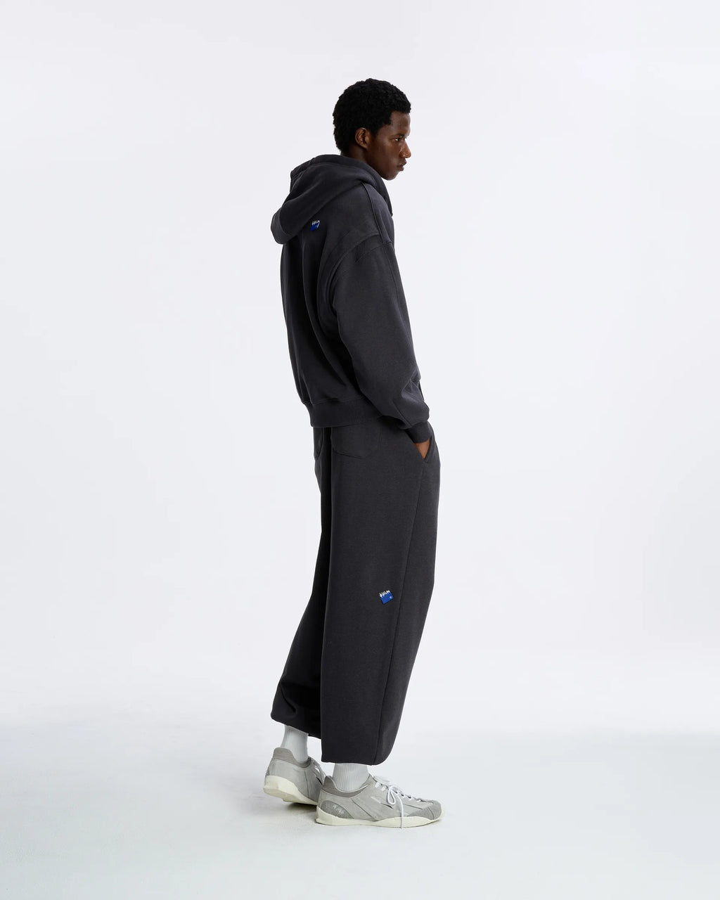 Ader Error - Sig; BL Tag Hoodie Jacket 01 (Charcoal) product image 2 | TRAB K-Fashion Australia