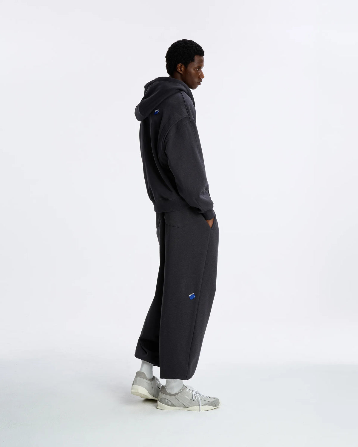 Ader Error - Sig; BL Tag Hoodie Jacket 01 (Charcoal) product image 2 | TRAB K-Fashion Australia
