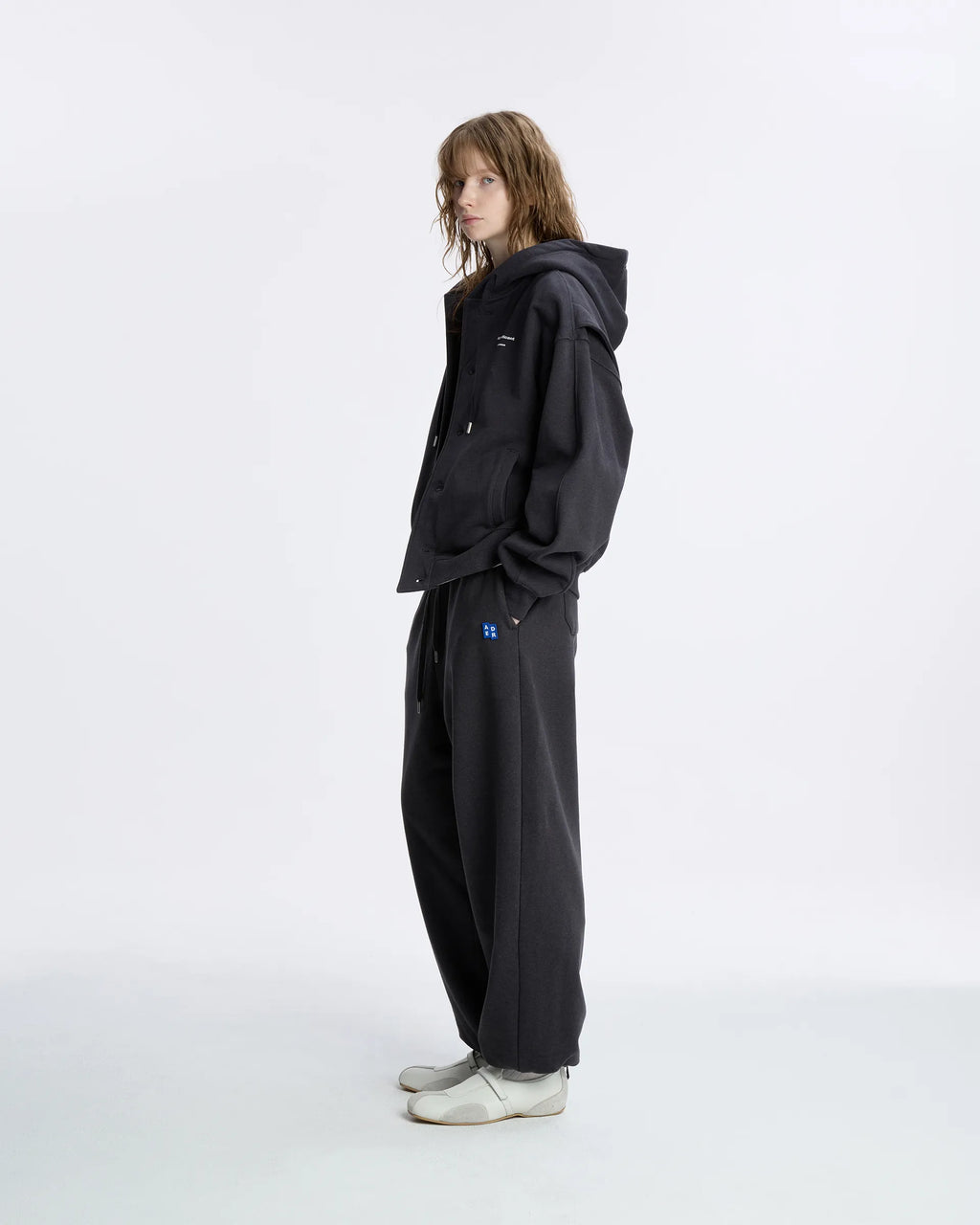Ader Error - Sig; BL Tag Hoodie Jacket 01 (Charcoal) product image 8 | TRAB K-Fashion Australia