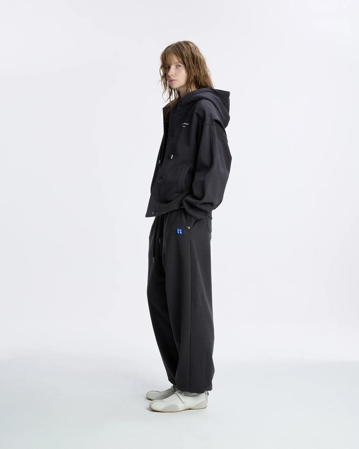 Ader Error - Sig; BL Tag Hoodie Jacket 01 (Charcoal) product image 8 | TRAB K-Fashion Australia