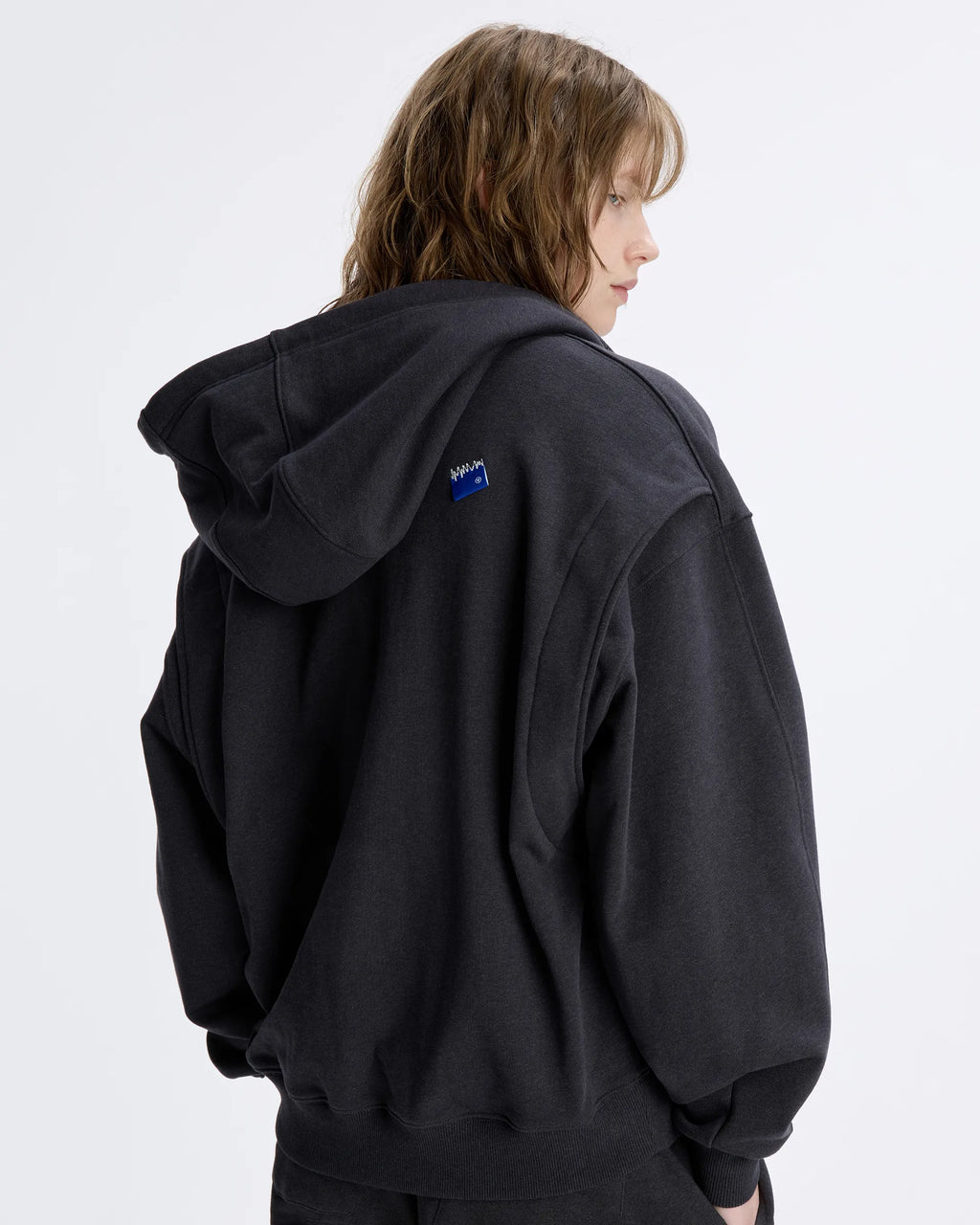 Ader Error - Sig; BL Tag Hoodie Jacket 01 (Charcoal) product image 11 | TRAB K-Fashion Australia