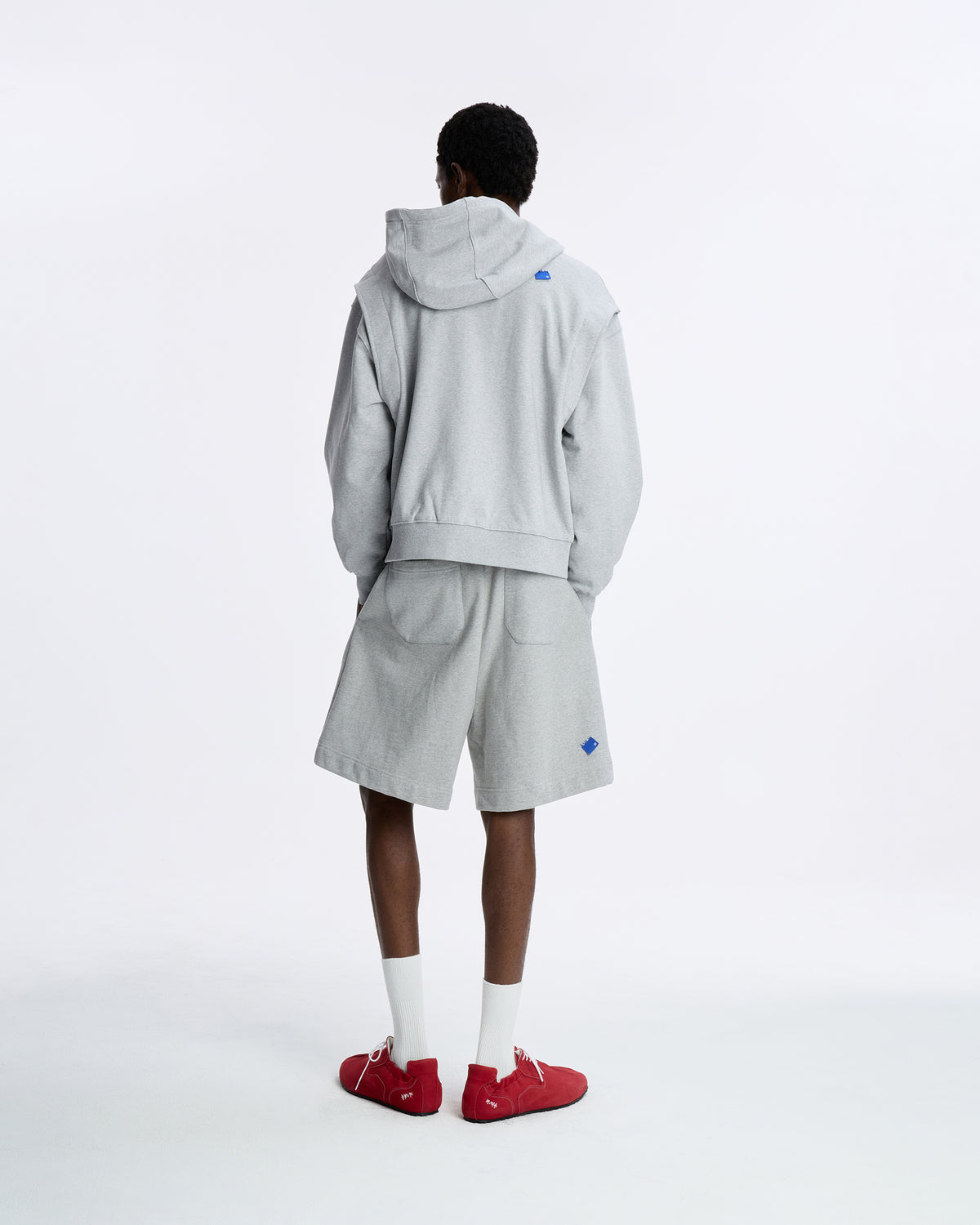 Ader Error - Sig; BL Tag Hoodie Jacket 01 (Grey) product image 2 | TRAB K-Fashion Australia