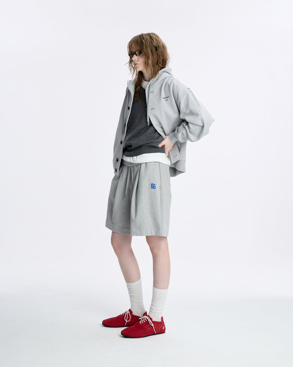 Ader Error - Sig; BL Tag Hoodie Jacket 01 (Grey) product image 8 | TRAB K-Fashion Australia