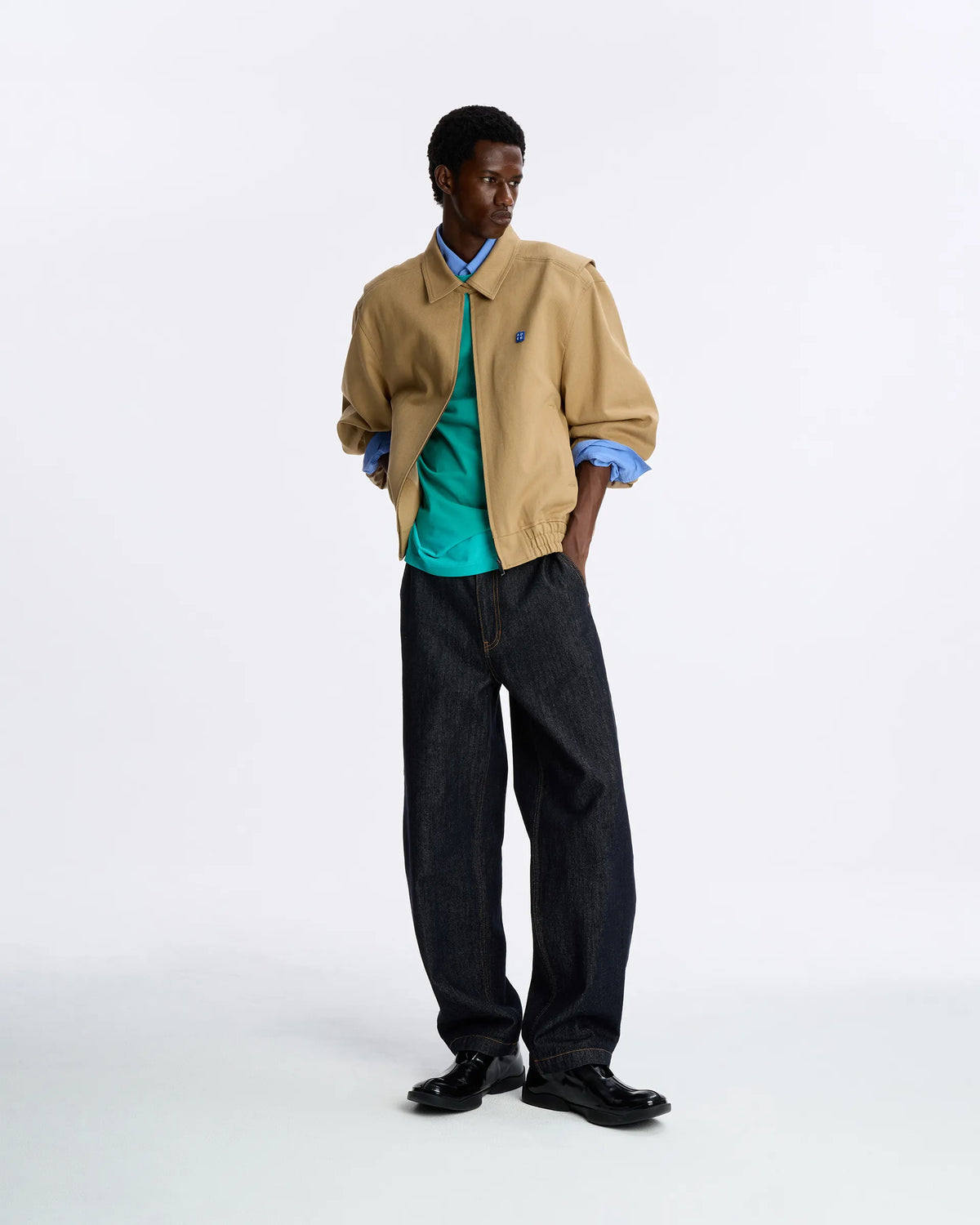 Ader Error - Sig; BL Tag Coach Jacket 01 (Beige) product image 1 | TRAB K-Fashion Australia