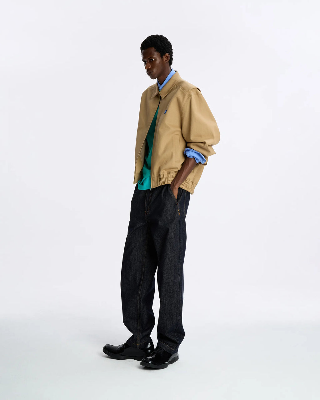 Ader Error - Sig; BL Tag Coach Jacket 01 (Beige) product image 2 | TRAB K-Fashion Australia
