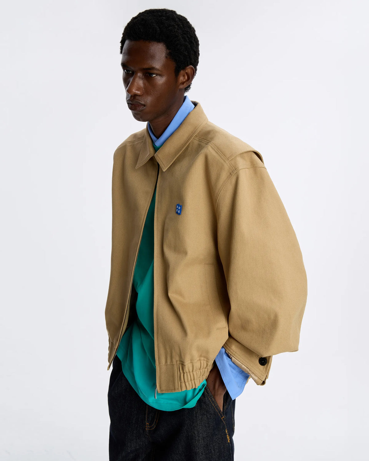 Ader Error - Sig; BL Tag Coach Jacket 01 (Beige) product image 4 | TRAB K-Fashion Australia