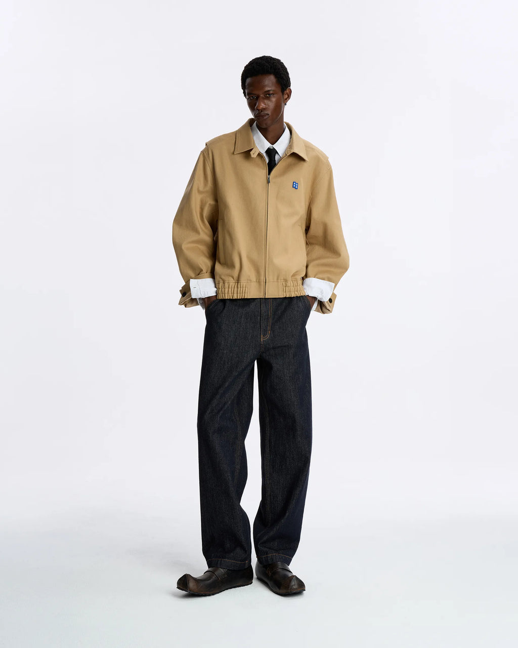 Ader Error - Sig; BL Tag Coach Jacket 01 (Beige) product image 6 | TRAB K-Fashion Australia