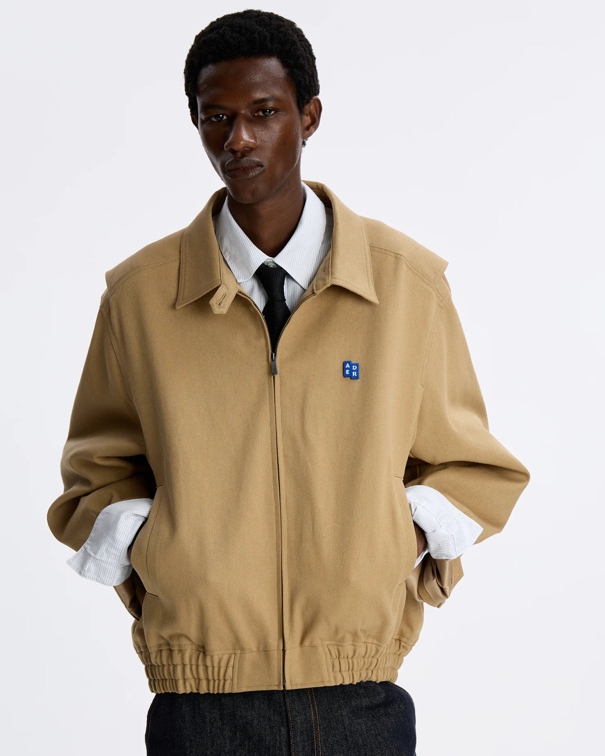 Ader Error - Sig; BL Tag Coach Jacket 01 (Beige) product image 7 | TRAB K-Fashion Australia