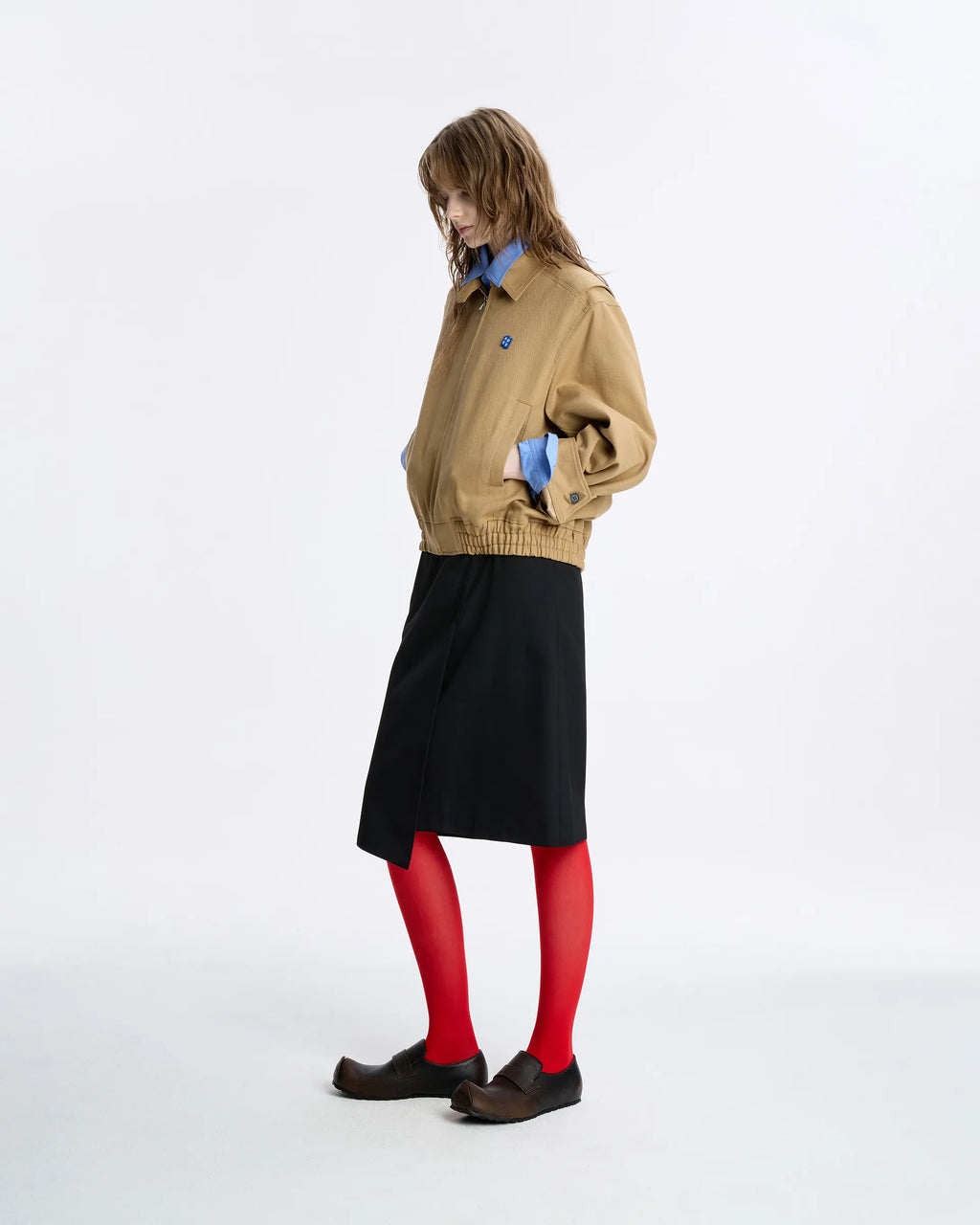 Ader Error - Sig; BL Tag Coach Jacket 01 (Beige) product image 10 | TRAB K-Fashion Australia