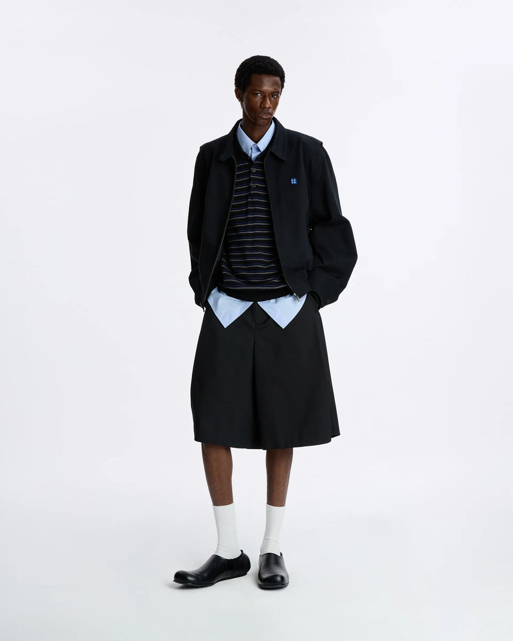 Ader Error - Sig; BL Tag Coach Jacket 01 (Noir) product image 1 | TRAB K-Fashion Australia