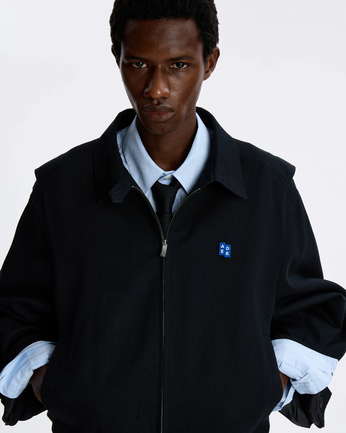 Ader Error - Sig; BL Tag Coach Jacket 01 (Noir) product image 8 | TRAB K-Fashion Australia