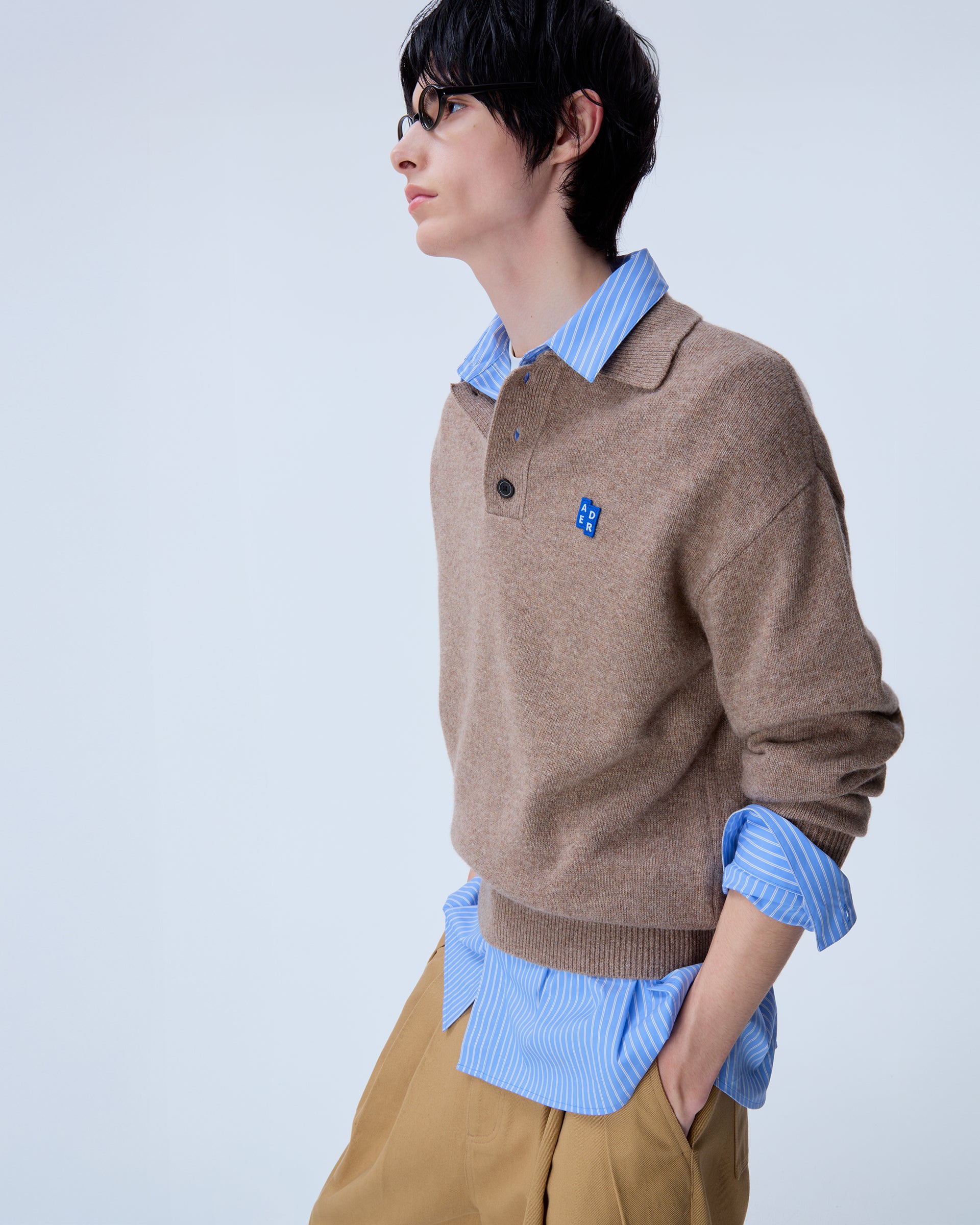 Ader Error - Sig; BL Tag knit 02 (Beige) product image 14 | TRAB K-Fashion Australia