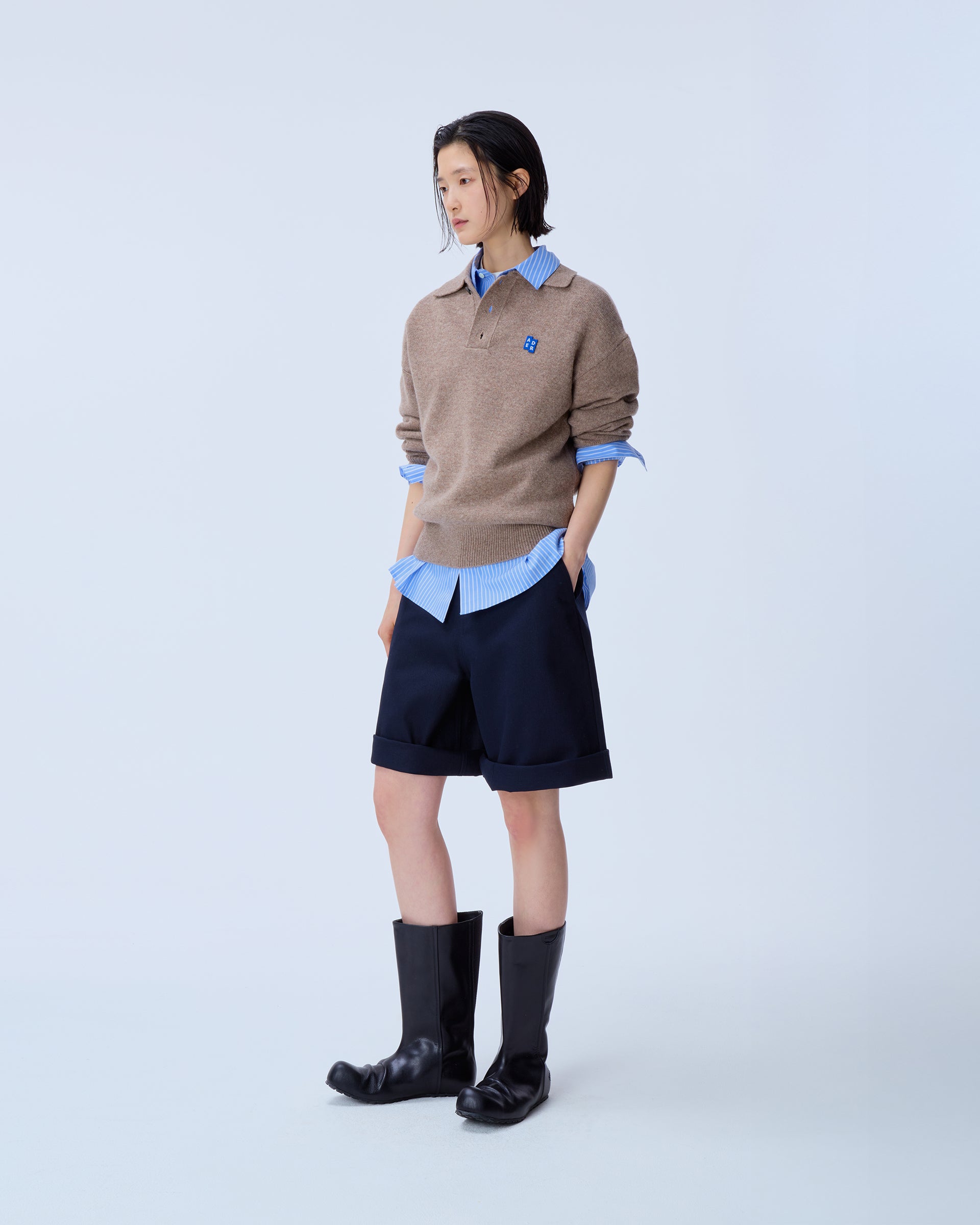 Ader Error - Sig; BL Tag knit 02 (Beige) product image 2 | TRAB K-Fashion Australia