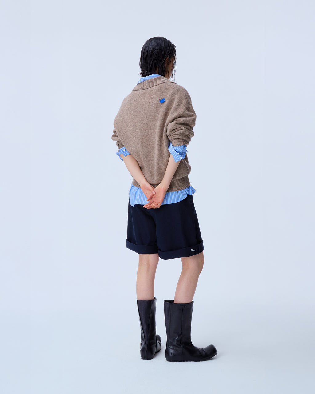 Ader Error - Sig; BL Tag knit 02 (Beige) product image 3 | TRAB K-Fashion Australia