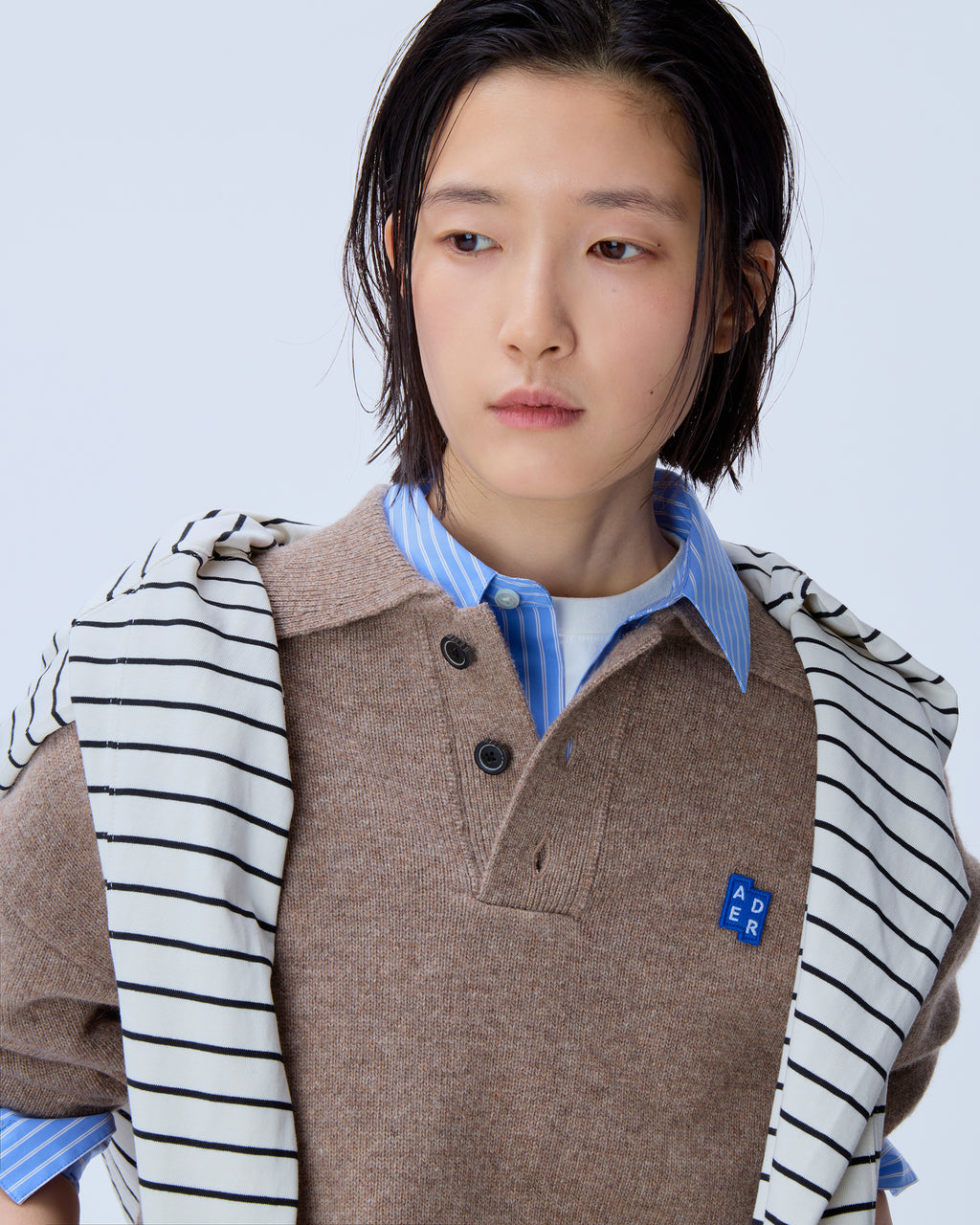 Ader Error - Sig; BL Tag knit 02 (Beige) product image 6 | TRAB K-Fashion Australia