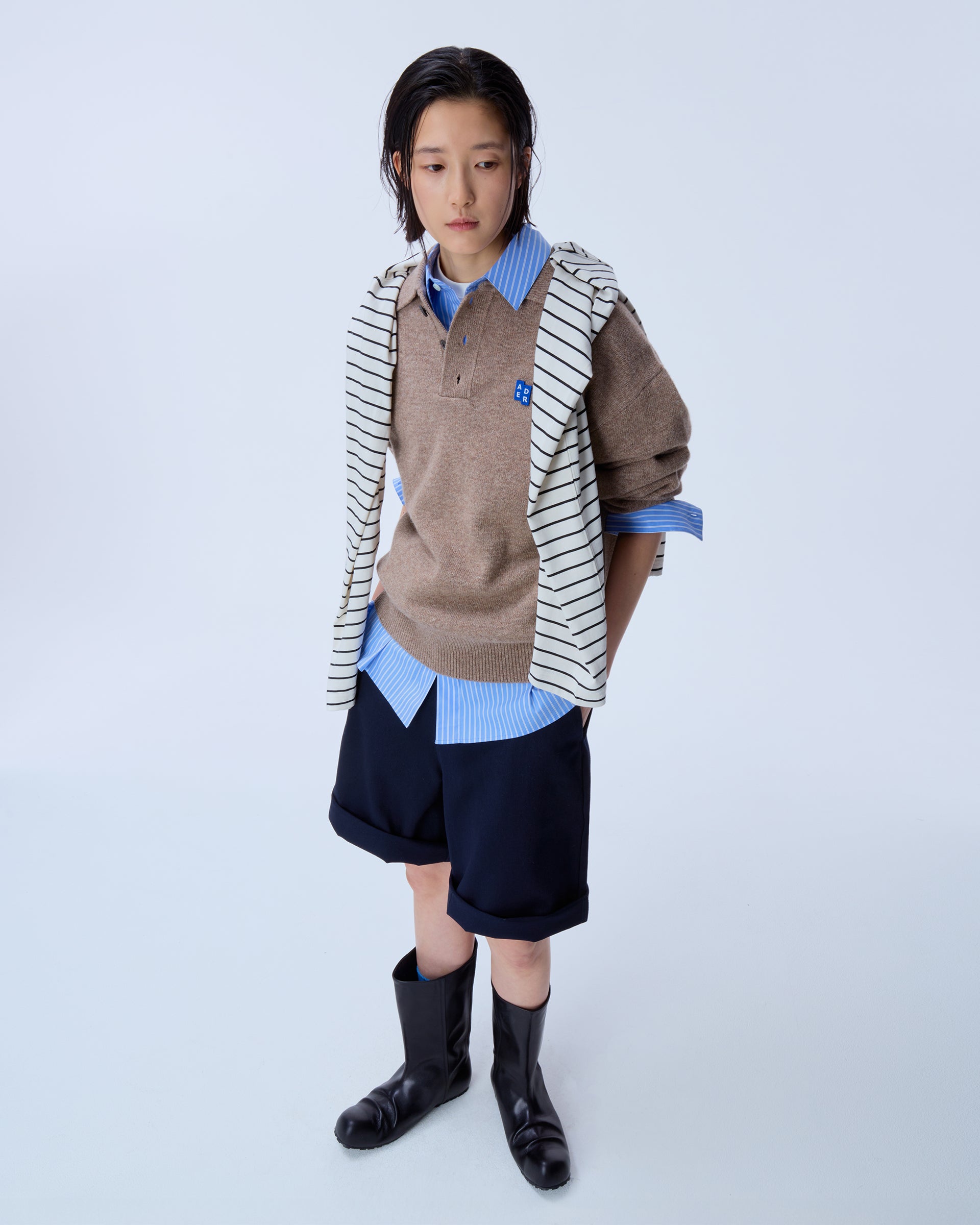 Ader Error - Sig; BL Tag knit 02 (Beige) product image 7 | TRAB K-Fashion Australia
