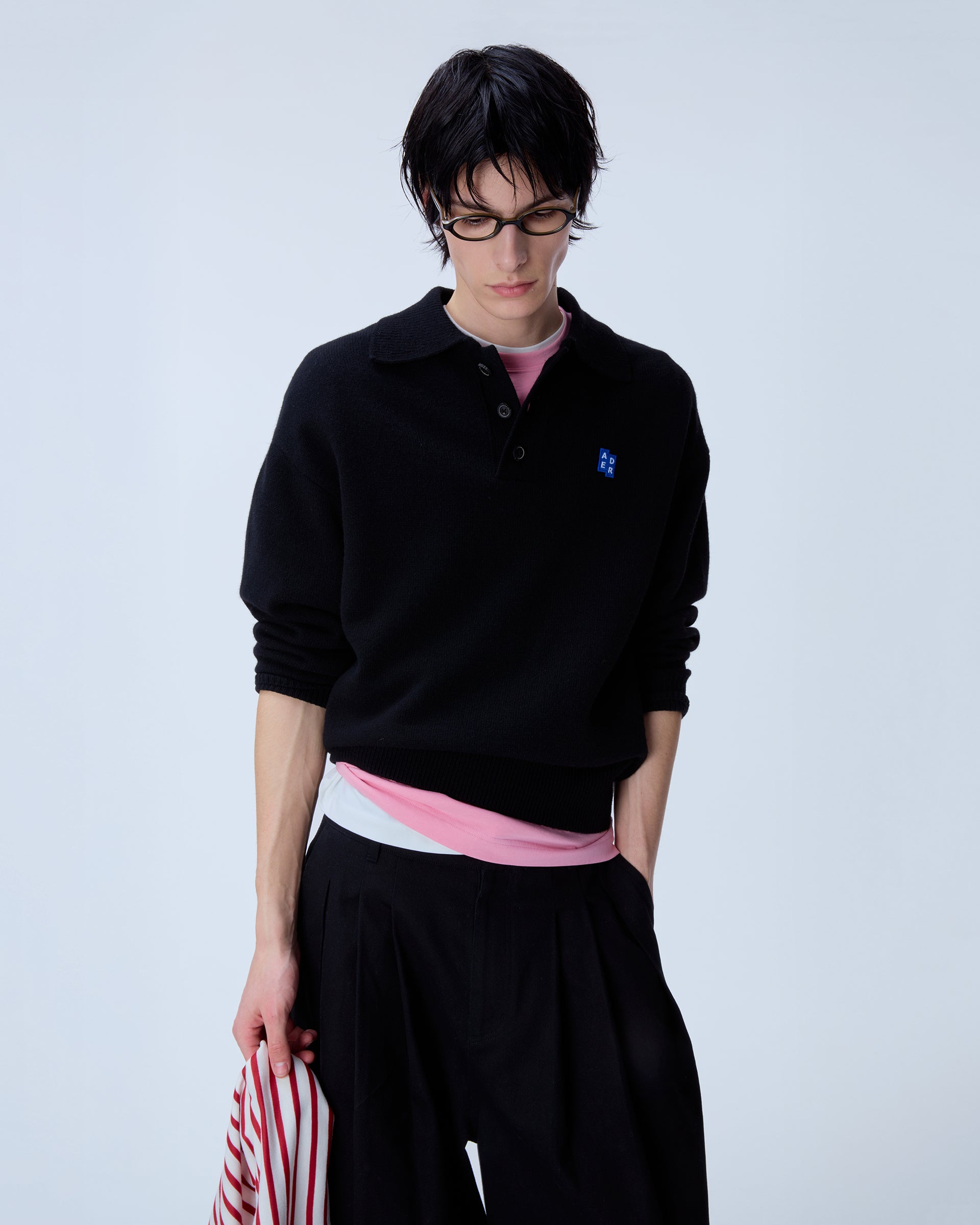 Ader Error - Sig; BL Tag knit 02 (Noir) product image 13 | TRAB K-Fashion Australia