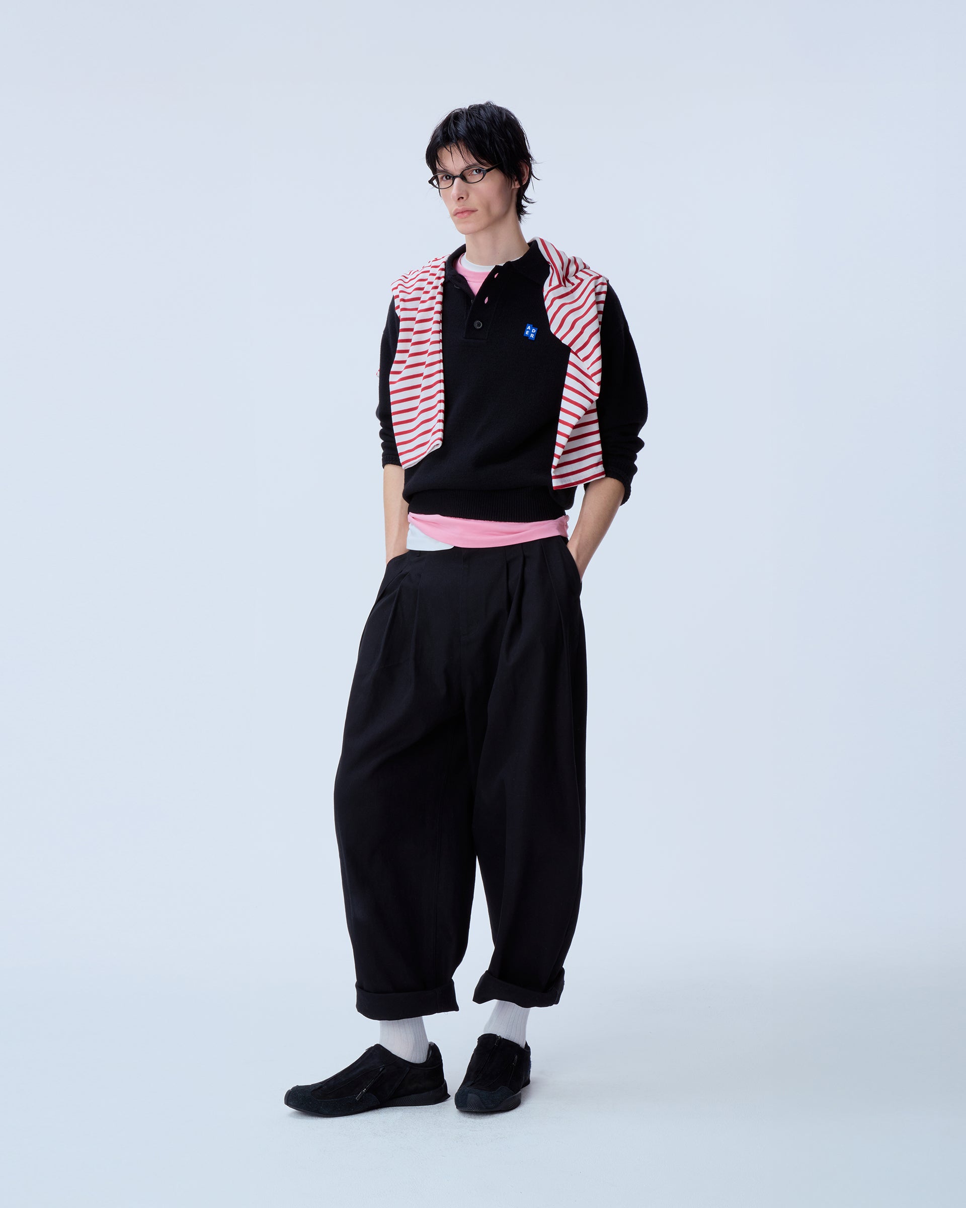 Ader Error - Sig; BL Tag knit 02 (Noir) product image 15 | TRAB K-Fashion Australia