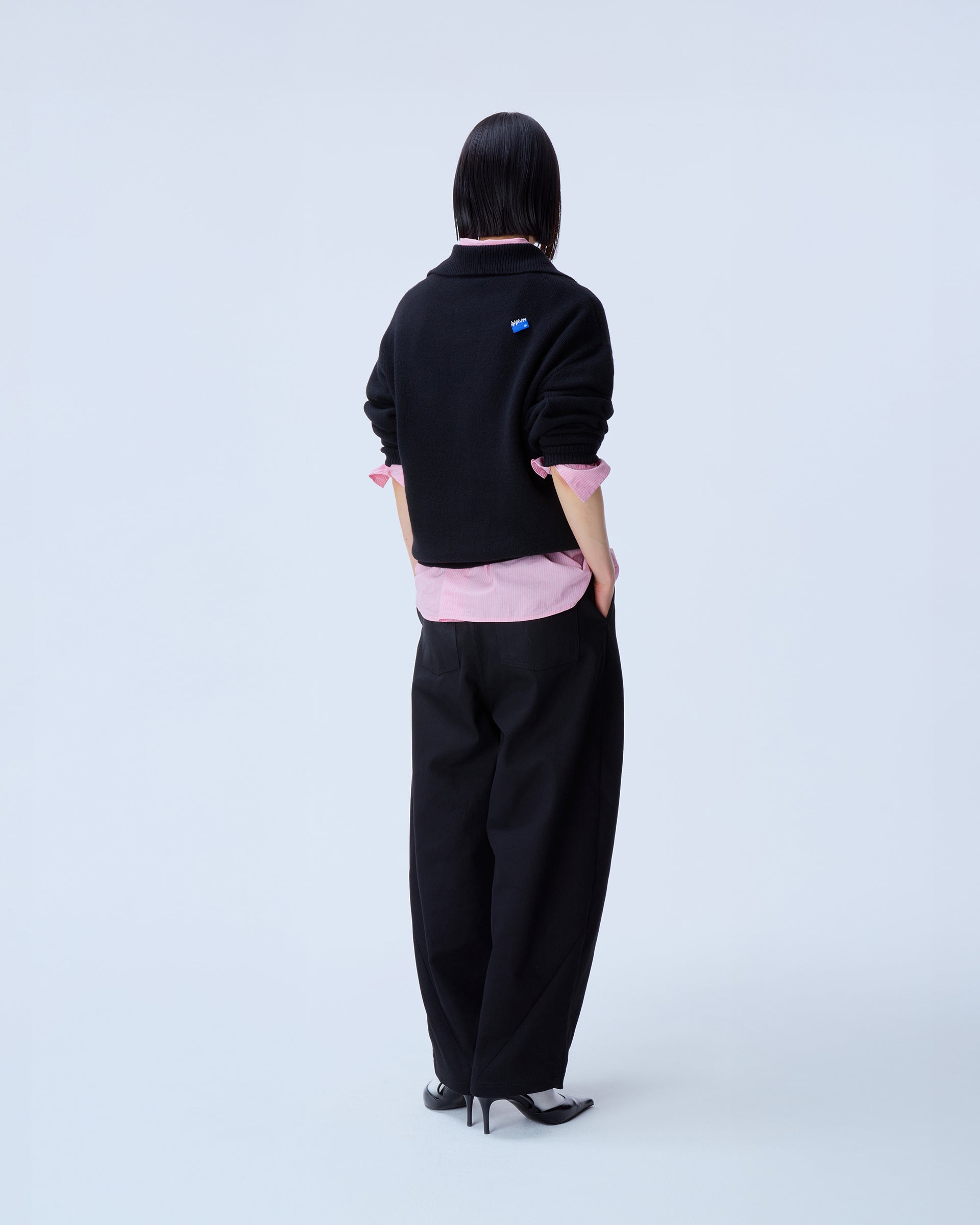 Ader Error - Sig; BL Tag knit 02 (Noir) product image 3 | TRAB K-Fashion Australia