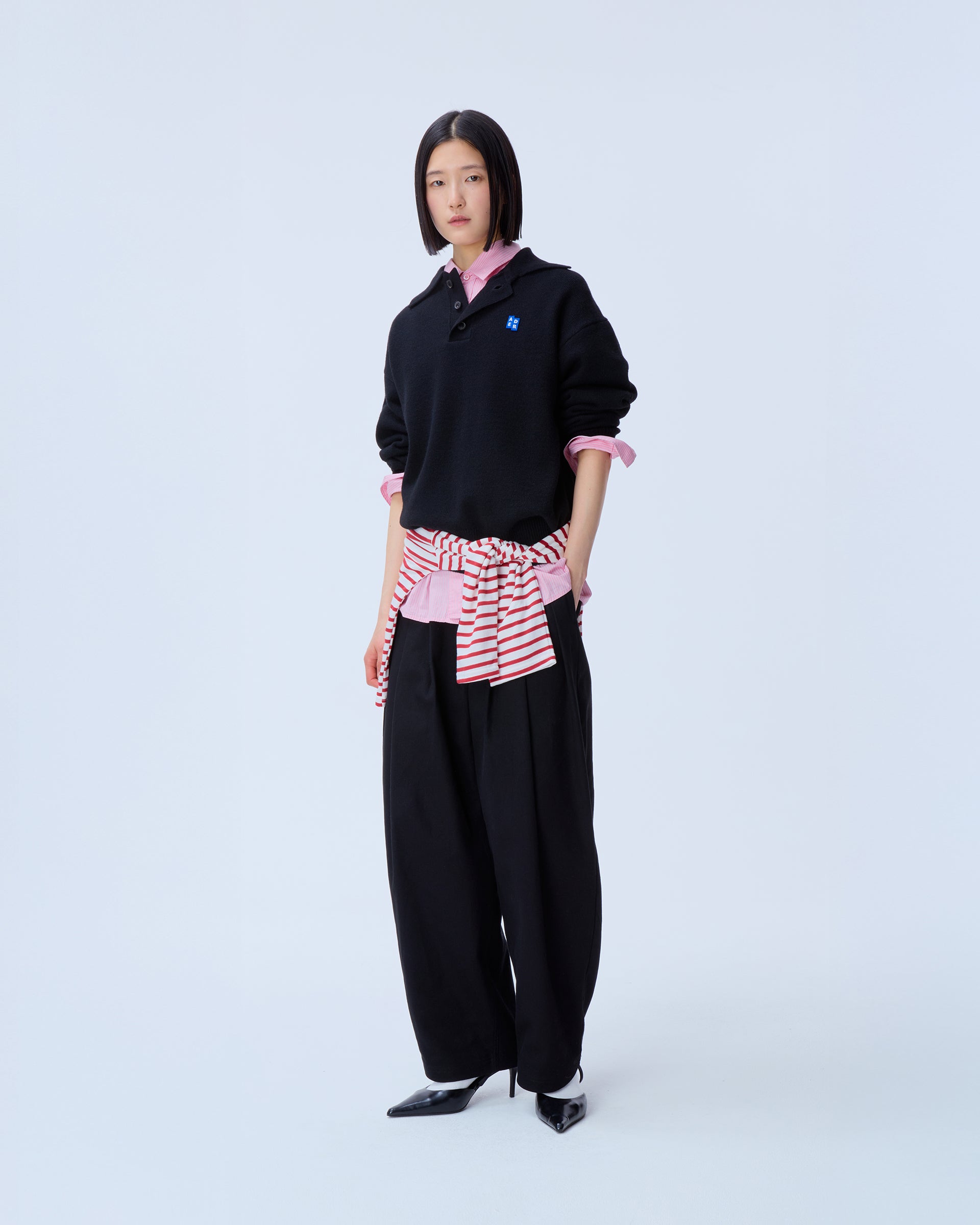 Ader Error - Sig; BL Tag knit 02 (Noir) product image 4 | TRAB K-Fashion Australia