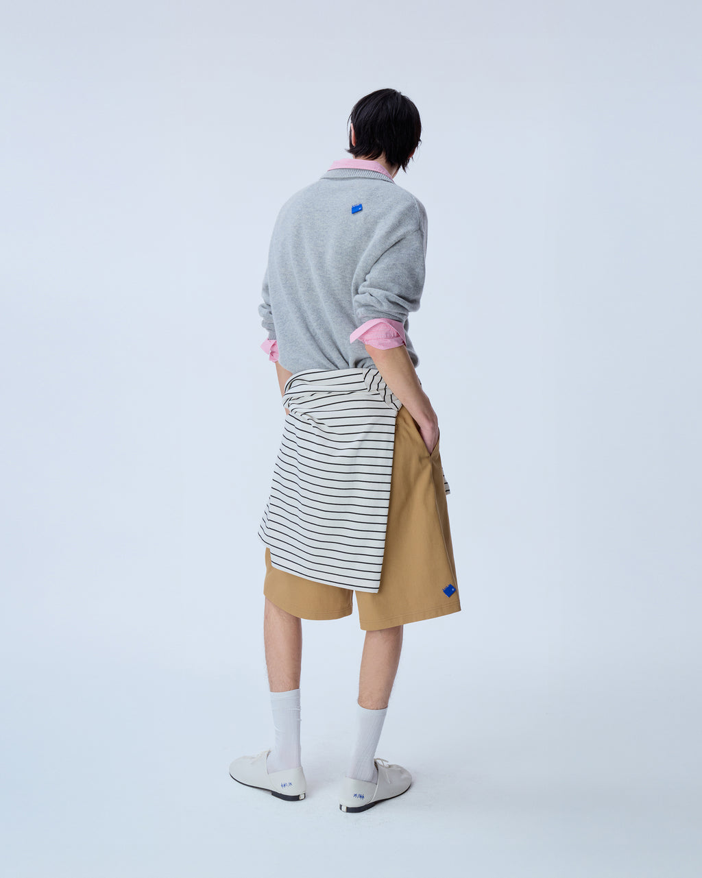 Ader Error - Sig; BL Tag knit 02 (Grey) product image 10 | TRAB K-Fashion Australia