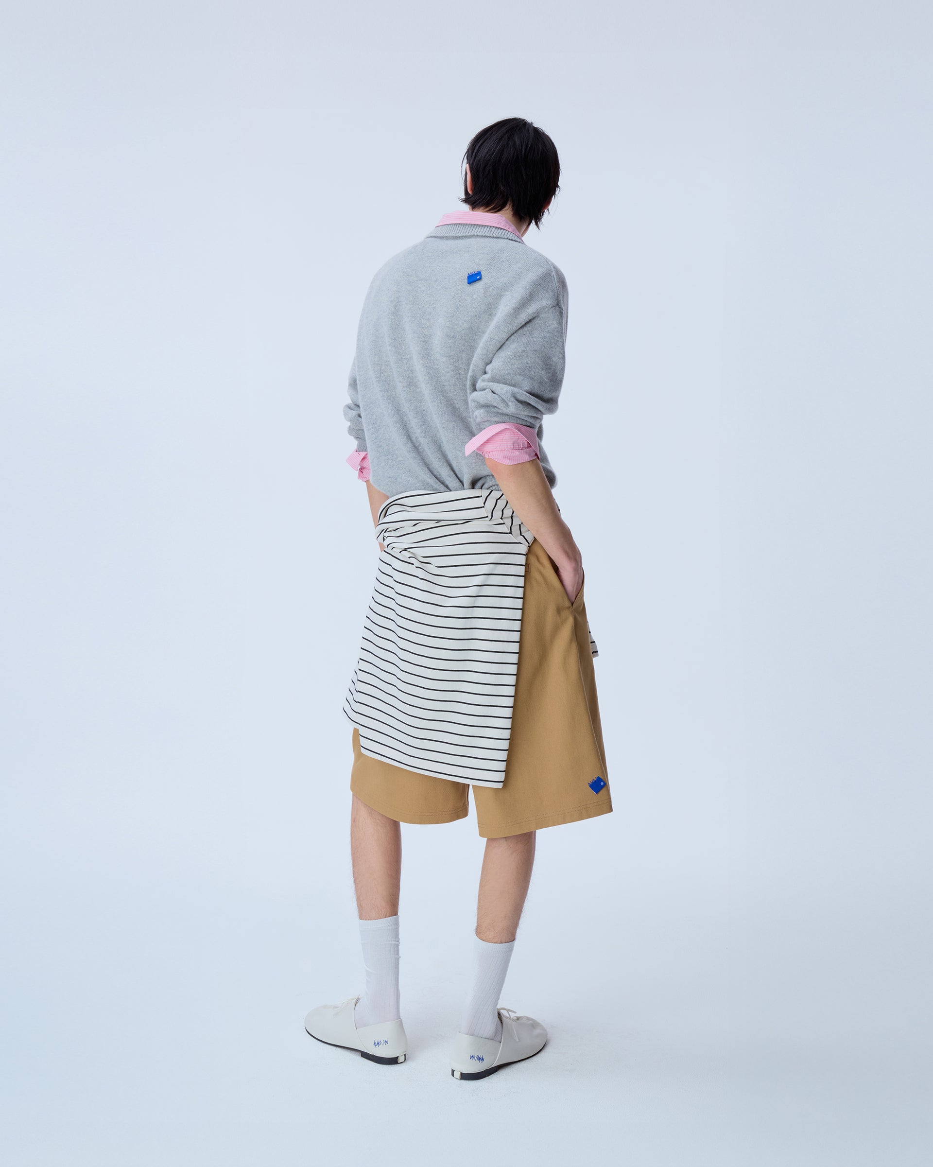Ader Error - Sig; BL Tag knit 02 (Grey) product image 10 | TRAB K-Fashion Australia