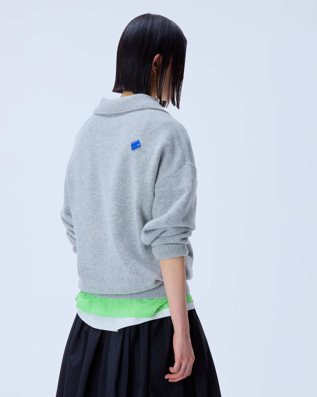 Ader Error - Sig; BL Tag knit 02 (Grey) product image 10 | TRAB K-Fashion Australia