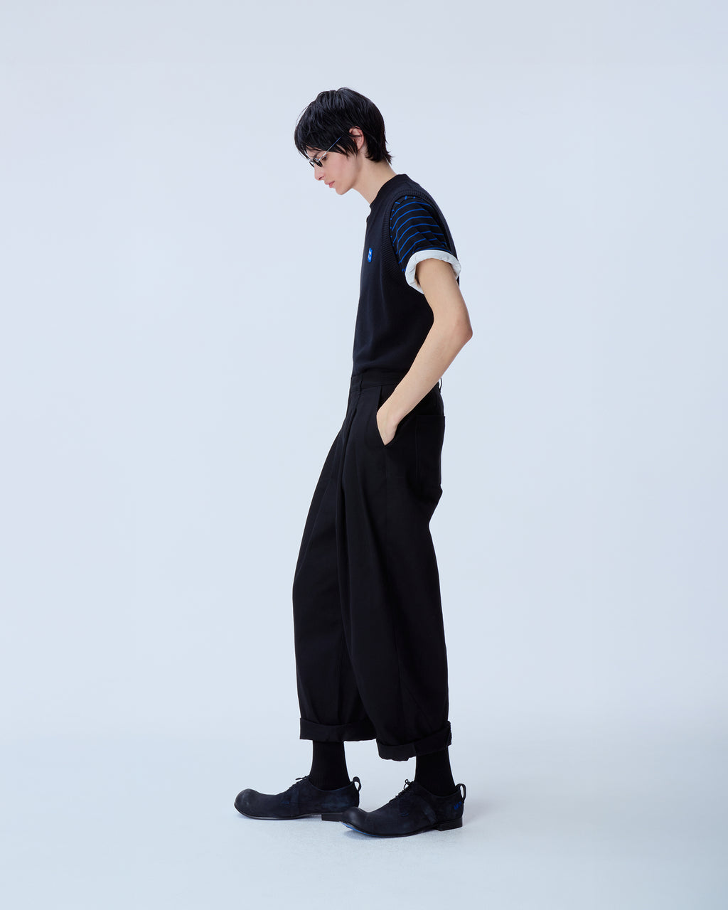 Ader Error - Sig; BL Tag knit vest 01 (Noir) product image 19 | TRAB K-Fashion Australia