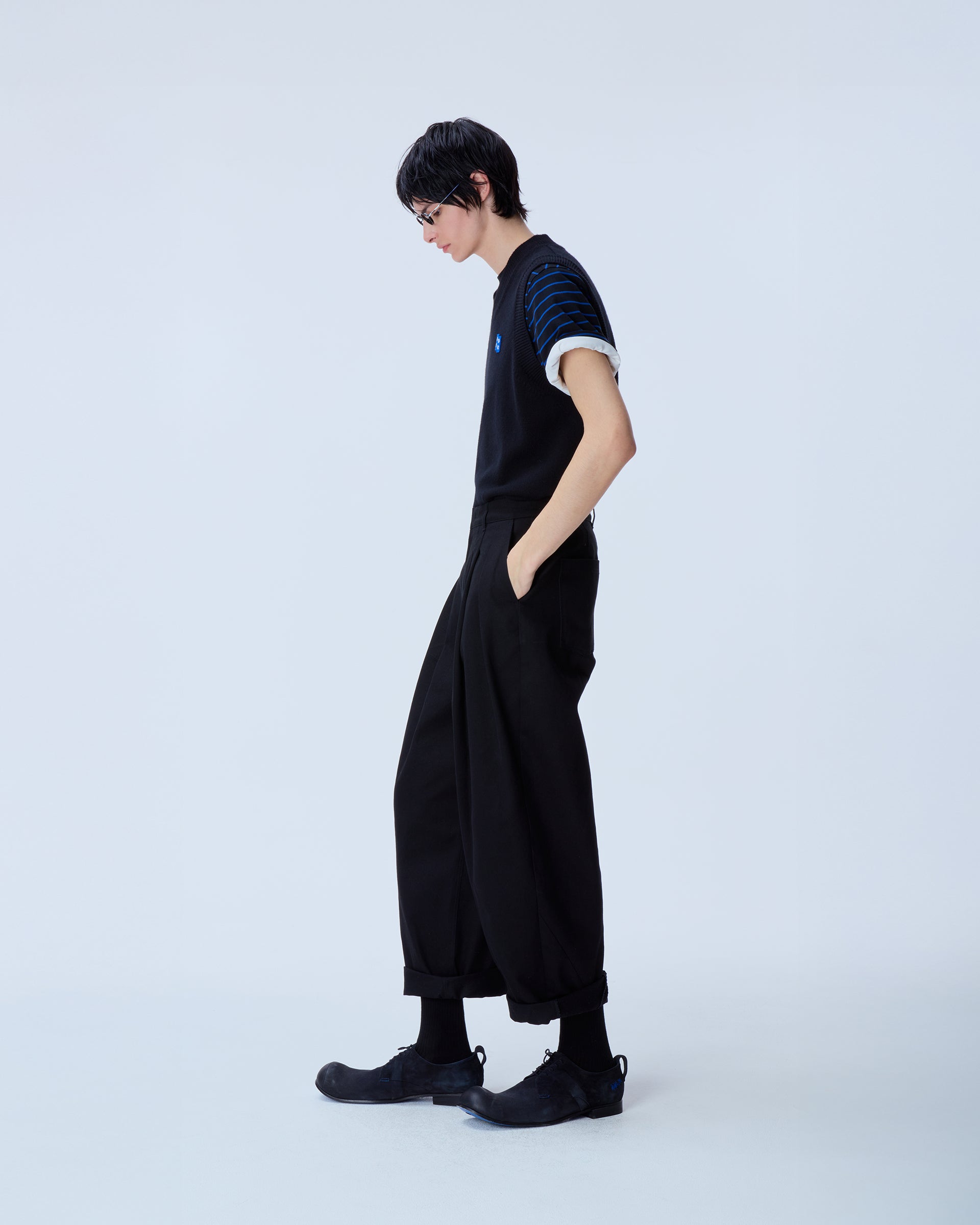 Ader Error - Sig; BL Tag knit vest 01 (Noir) product image 19 | TRAB K-Fashion Australia