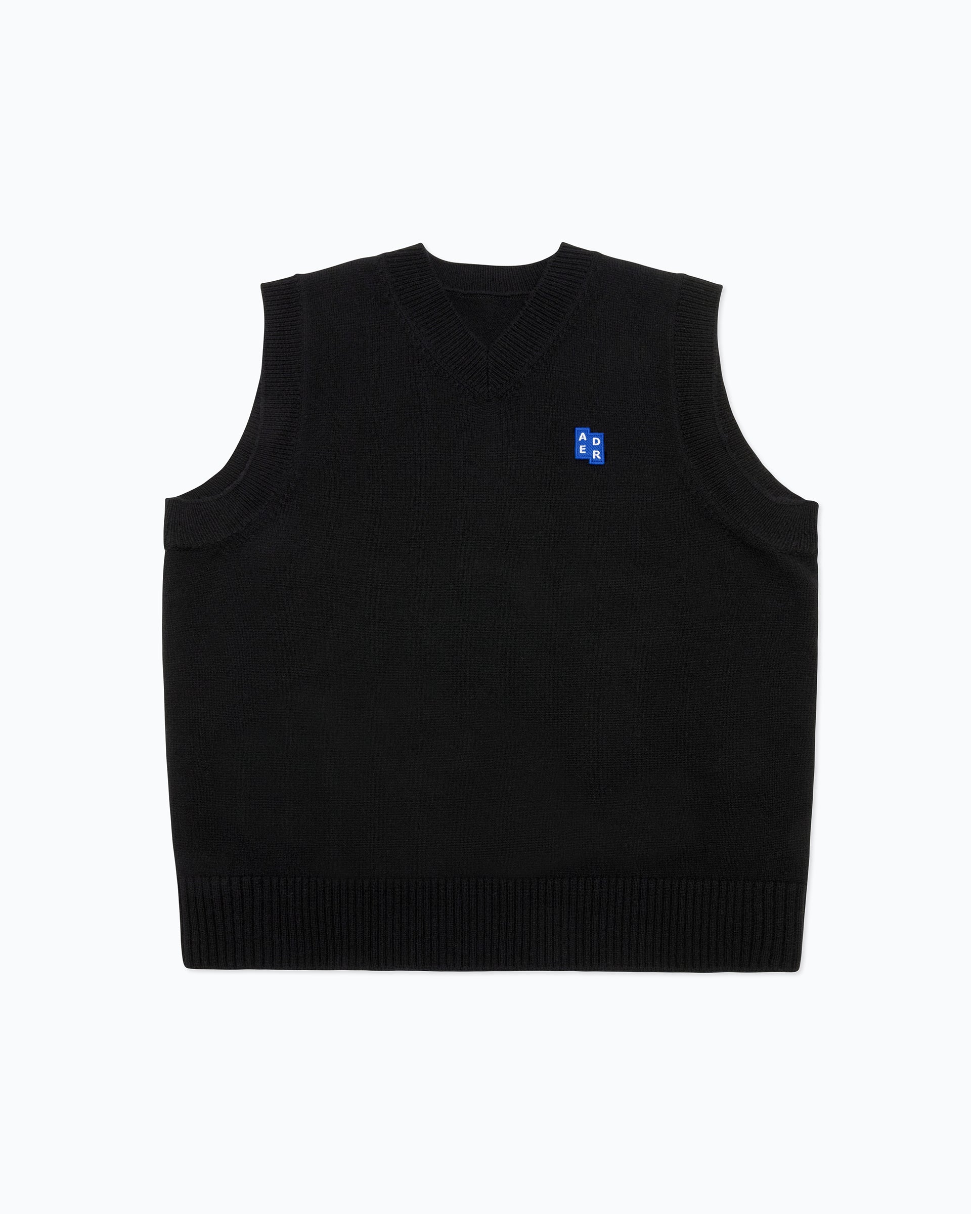 Ader Error - Sig; BL Tag knit vest 01 (Noir) product image 7 | TRAB K-Fashion Australia