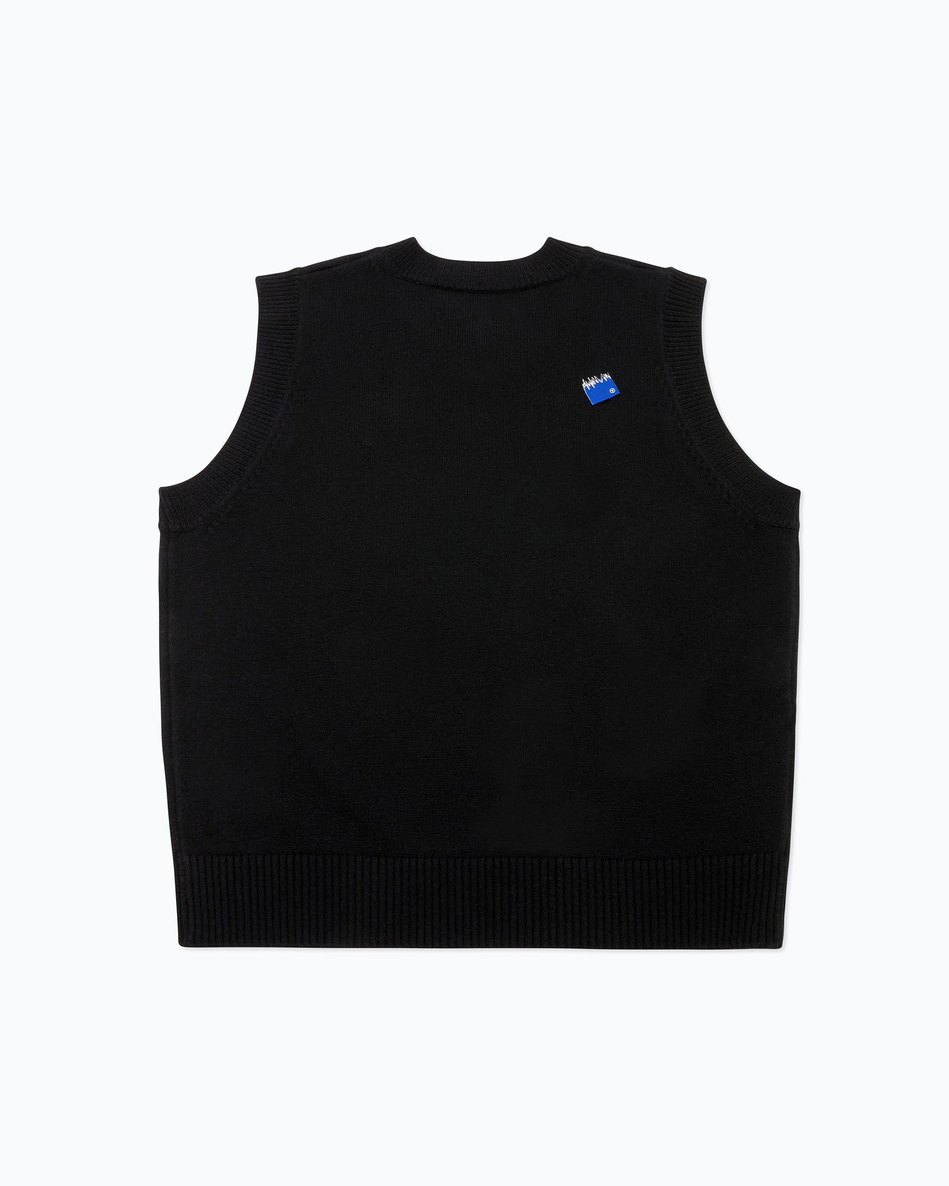 Ader Error - Sig; BL Tag knit vest 01 (Noir) product image 8 | TRAB K-Fashion Australia