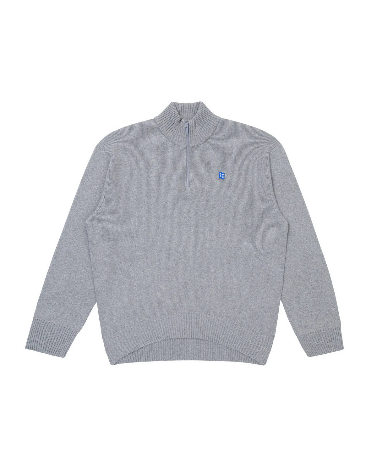 Ader Error - Sig; BL Tag Half Zip-Up Knit 01 (Grey) product image 17 | TRAB K-Fashion Australia