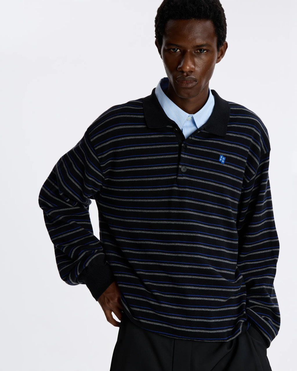 Ader Error - Sig; BL Tag Knit 04 (Noir) product image 3 | TRAB K-Fashion Australia