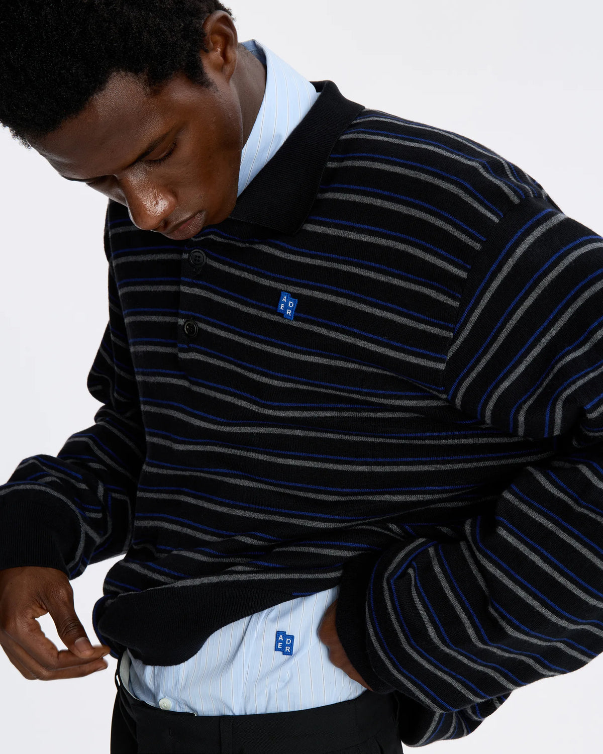 Ader Error - Sig; BL Tag Knit 04 (Noir) product image 4 | TRAB K-Fashion Australia