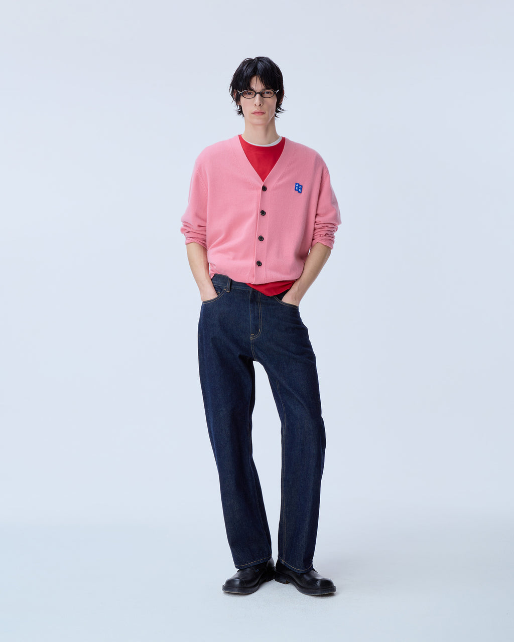 Ader Error - Sig; BL Tag cardigan 01 (Pink) product image 9 | TRAB K-Fashion Australia