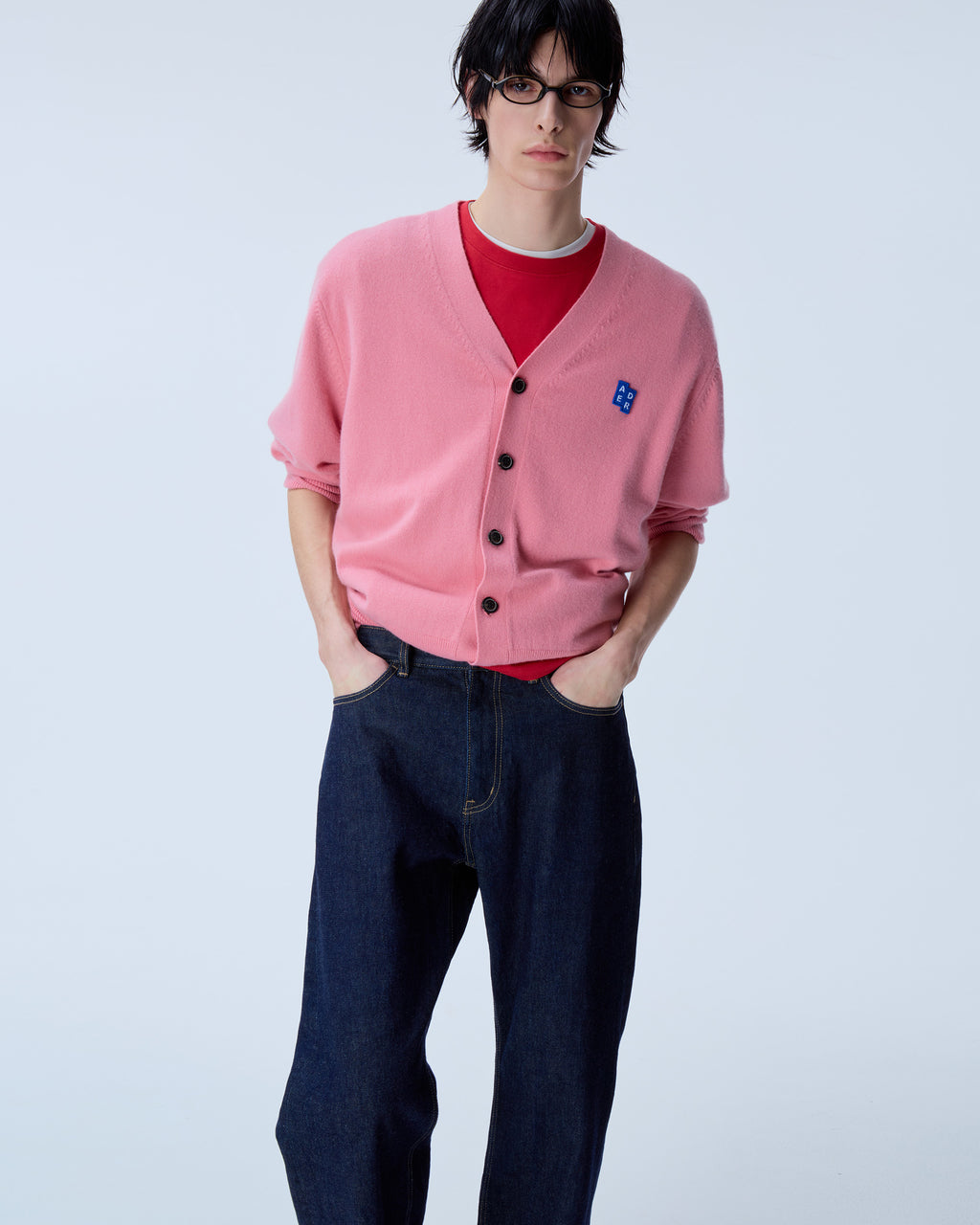 Ader Error - Sig; BL Tag cardigan 01 (Pink) product image 12 | TRAB K-Fashion Australia