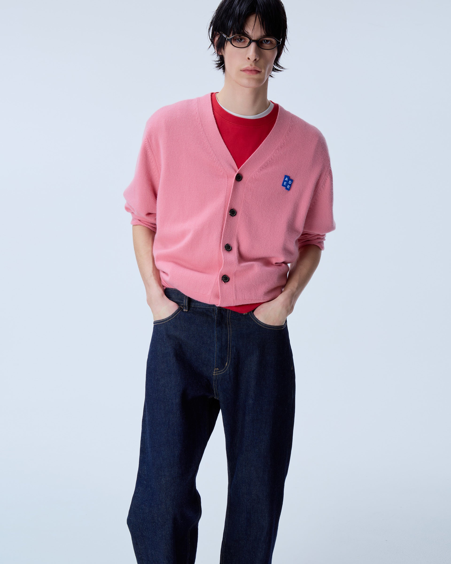 Ader Error - Sig; BL Tag cardigan 01 (Pink) product image 12 | TRAB K-Fashion Australia