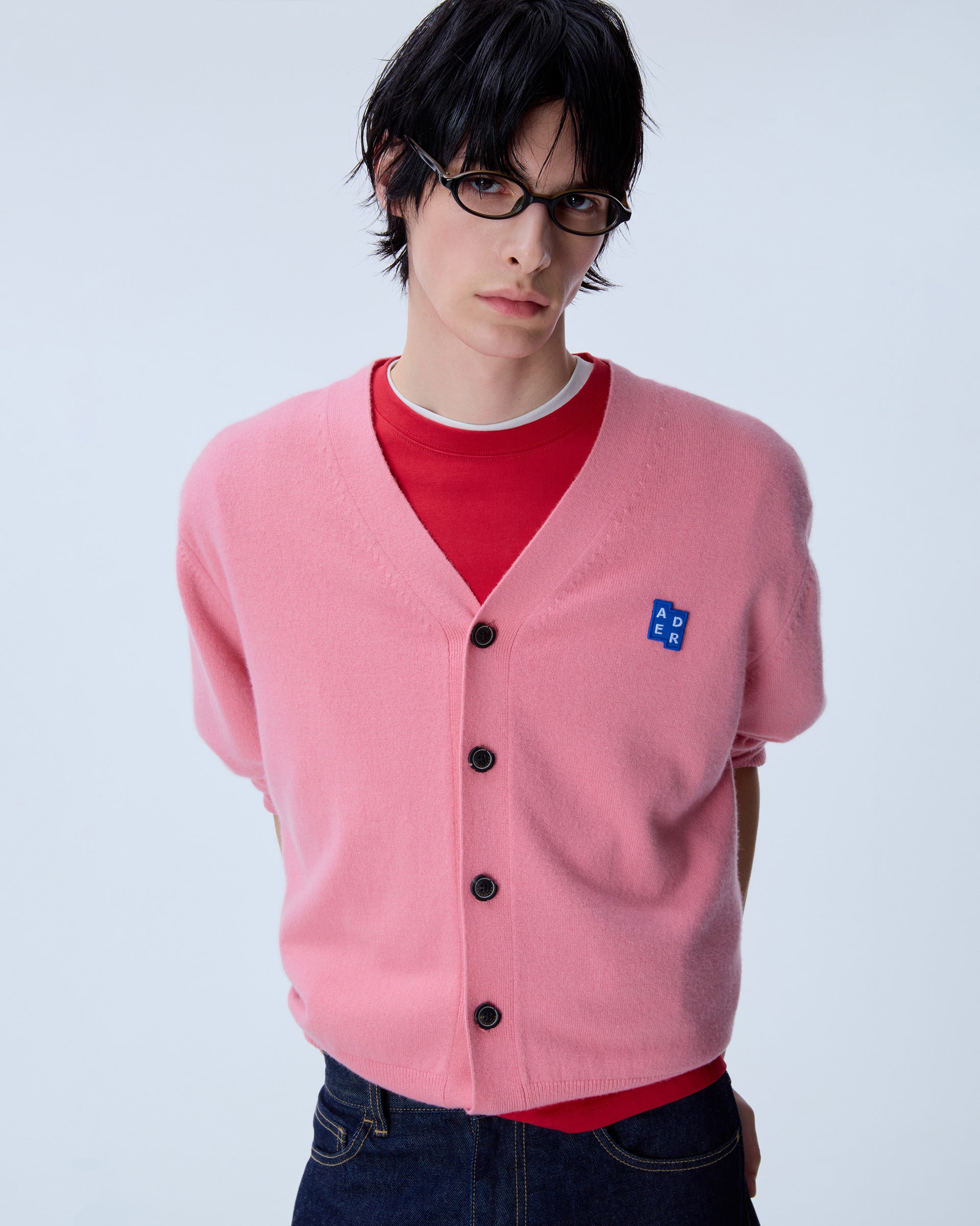 Ader Error - Sig; BL Tag cardigan 01 (Pink) product image 13 | TRAB K-Fashion Australia