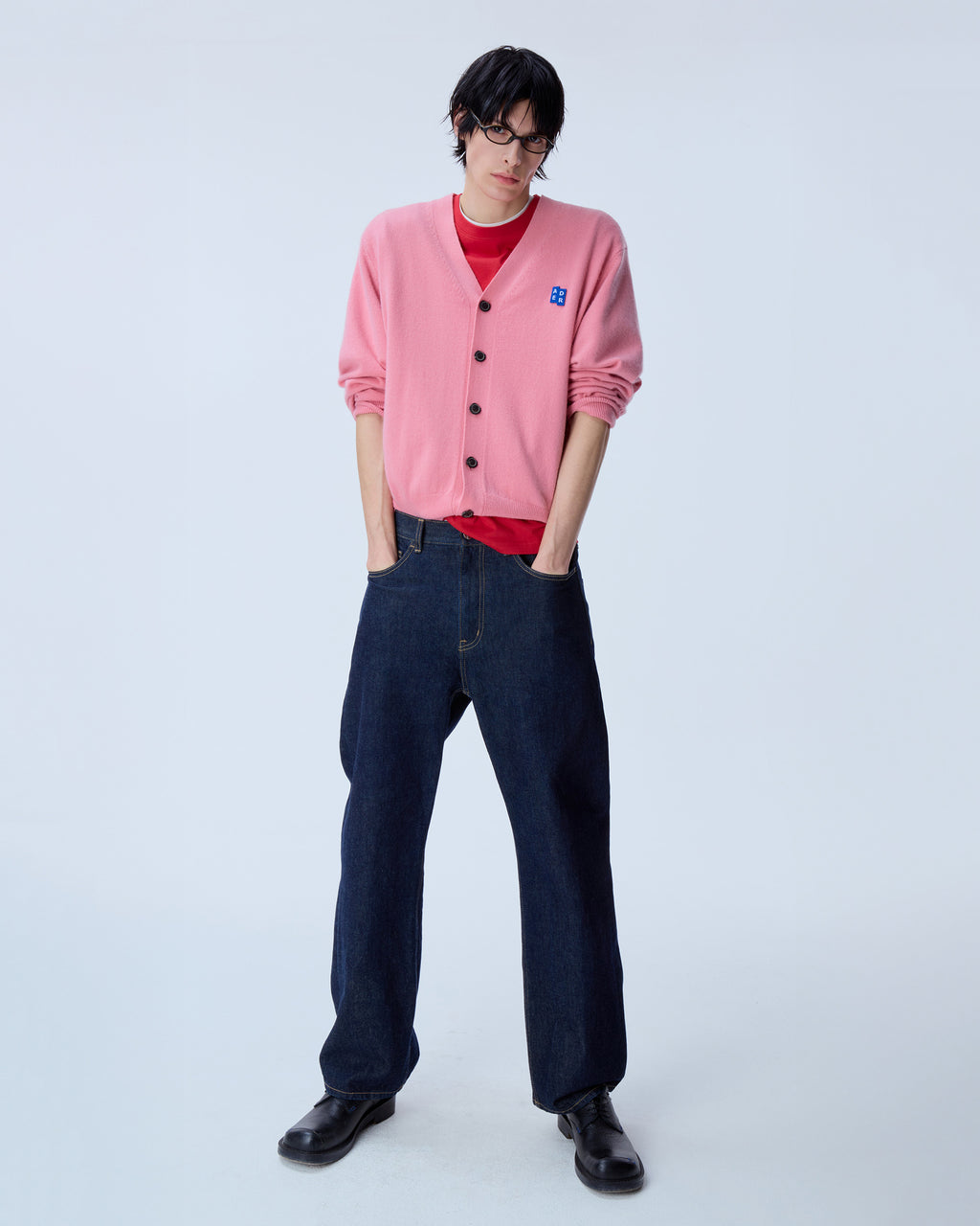 Ader Error - Sig; BL Tag cardigan 01 (Pink) product image 15 | TRAB K-Fashion Australia