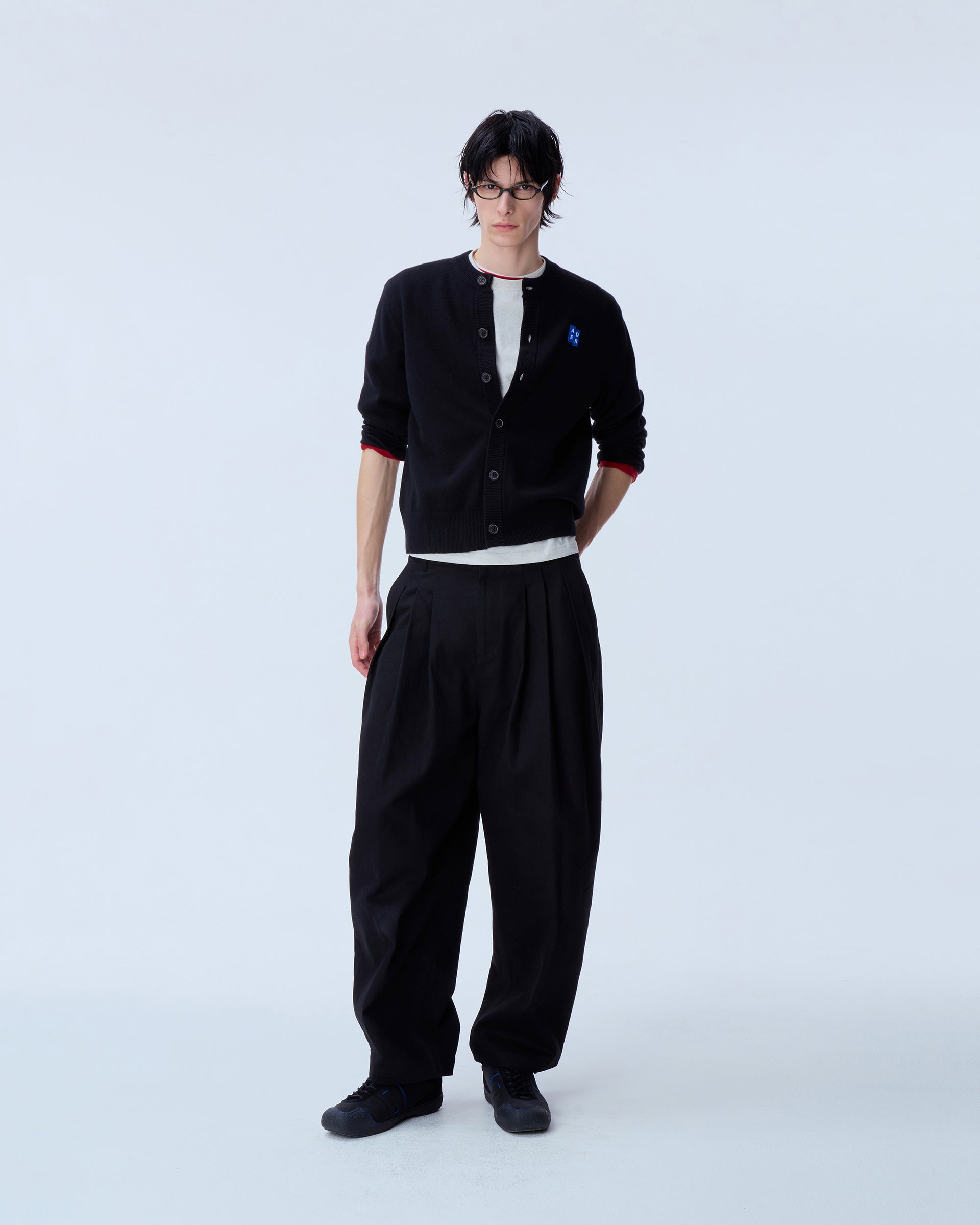 Ader Error - Sig; BL Tag cardigan 02 (Noir) product image 9 | TRAB K-Fashion Australia