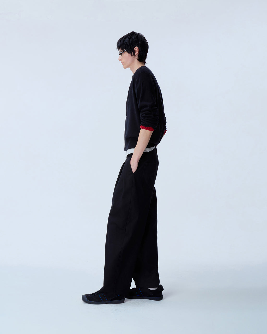 Ader Error - Sig; BL Tag cardigan 02 (Noir) product image 10 | TRAB K-Fashion Australia