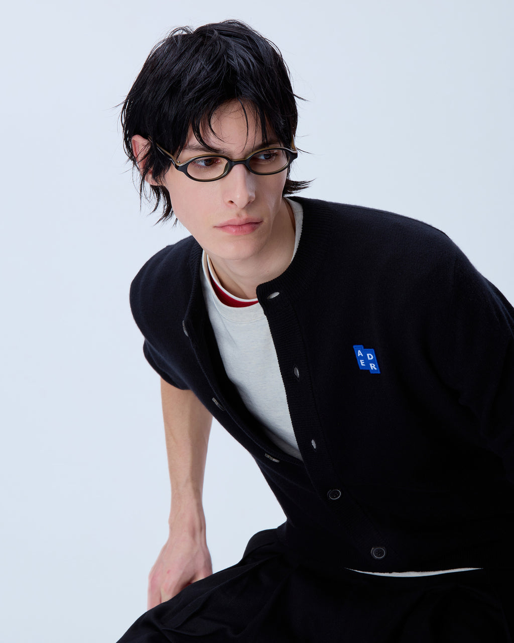 Ader Error - Sig; BL Tag cardigan 02 (Noir) product image 12 | TRAB K-Fashion Australia