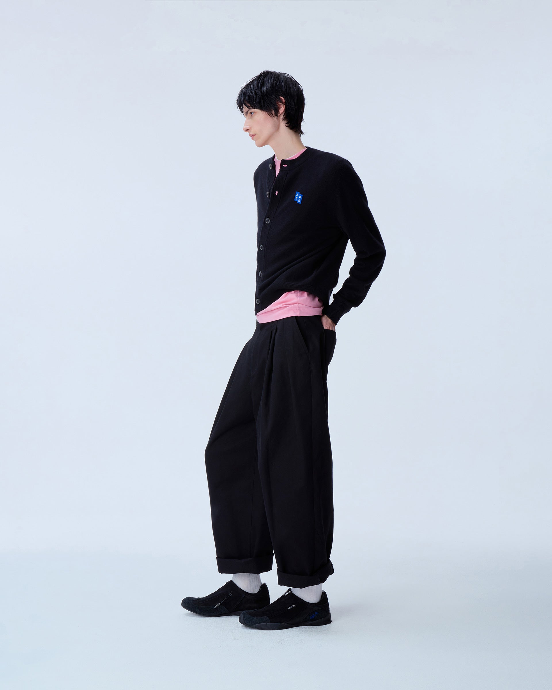 Ader Error - Sig; BL Tag cardigan 02 (Noir) product image 15 | TRAB K-Fashion Australia