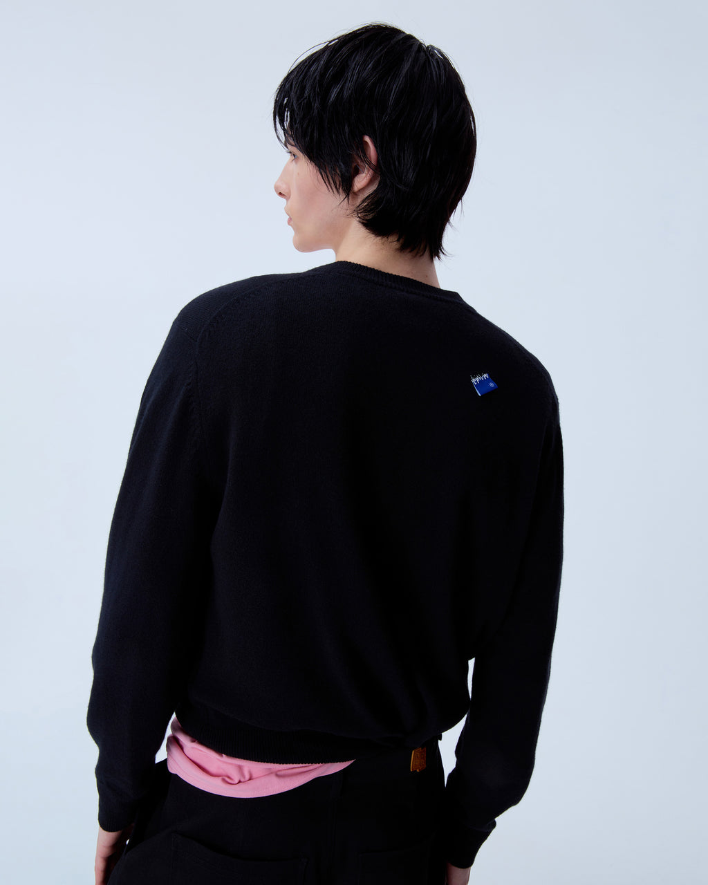 Ader Error - Sig; BL Tag cardigan 02 (Noir) product image 16 | TRAB K-Fashion Australia